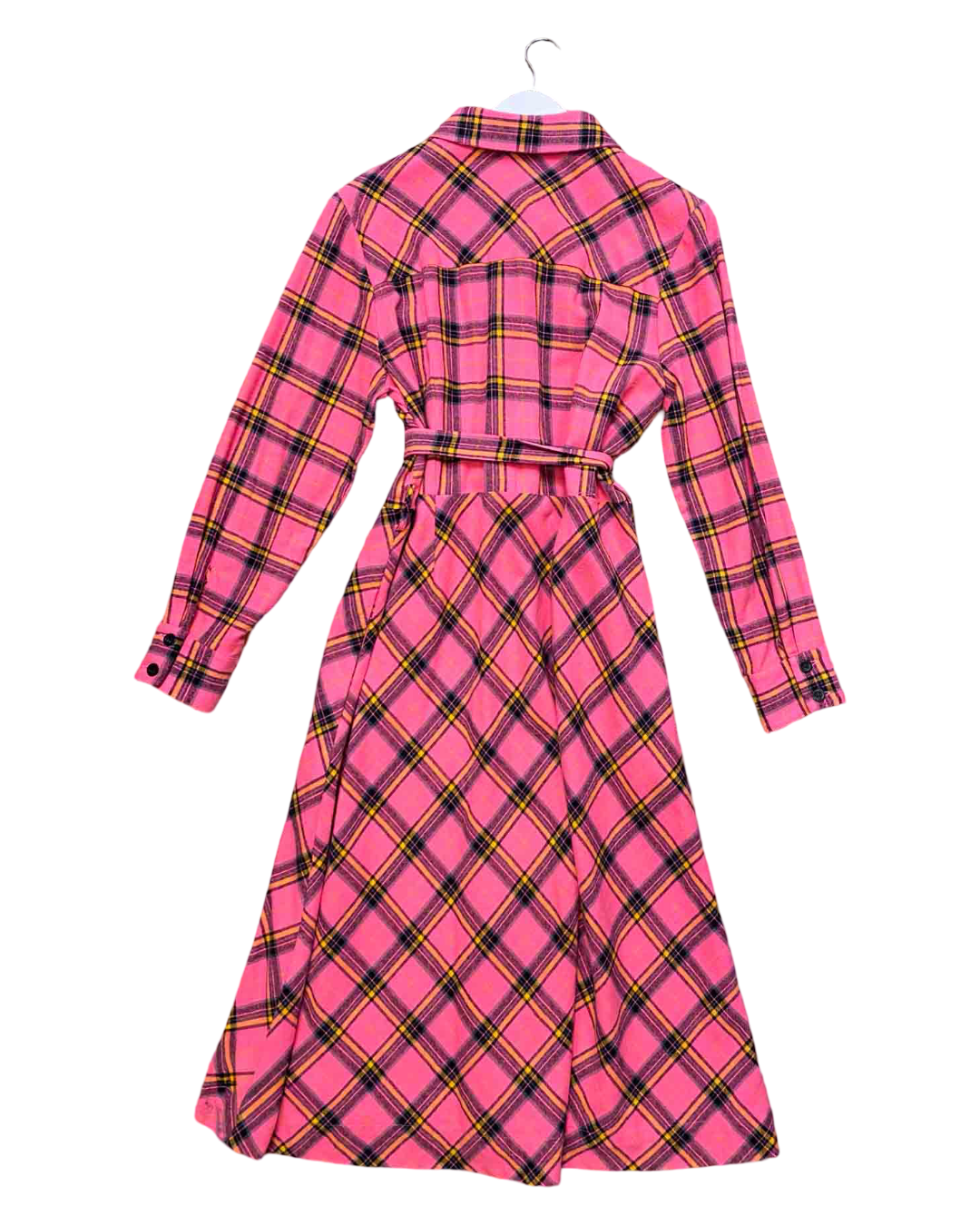 Size L | Obus Pink Check Flanelette Dress