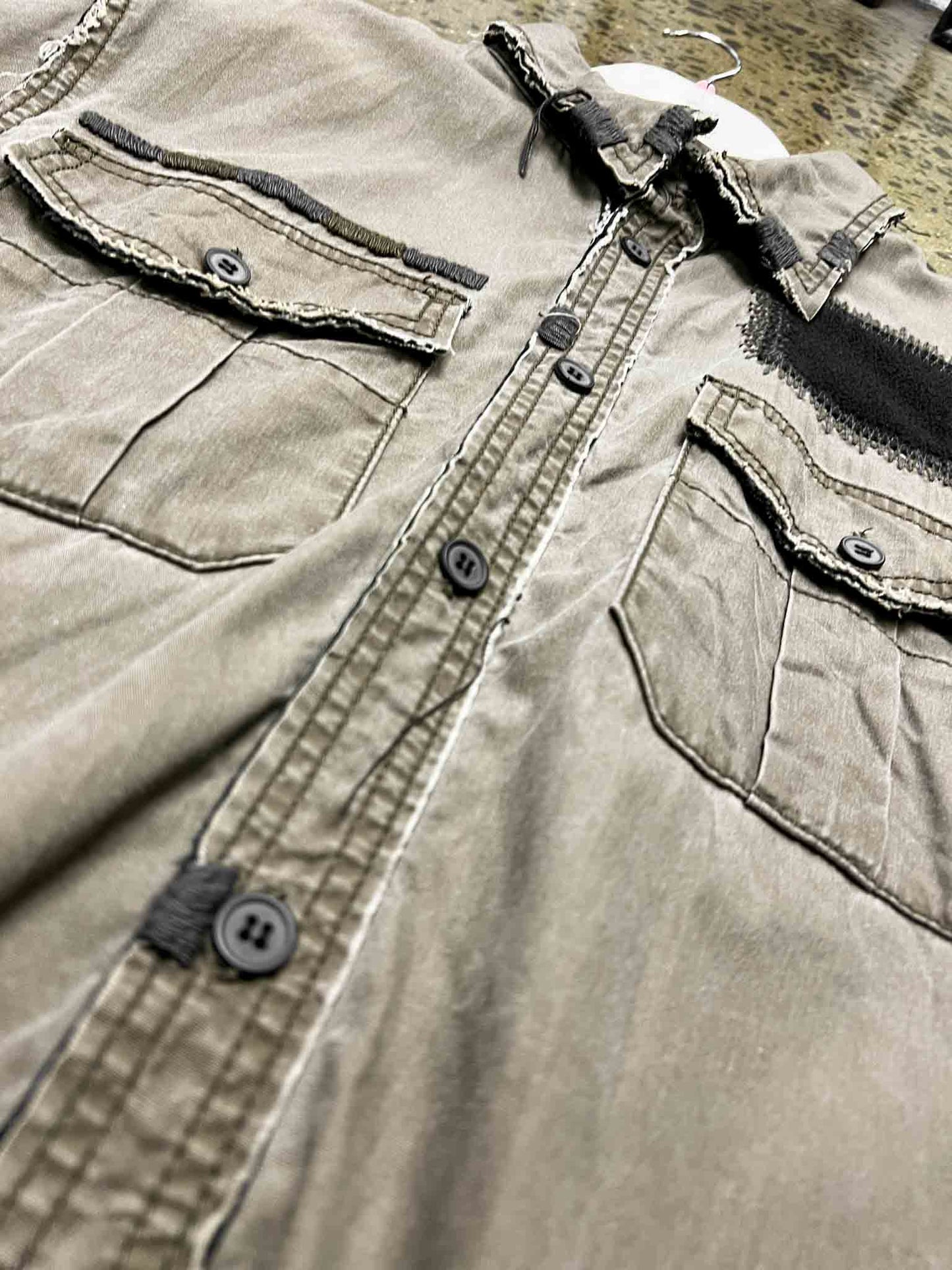 Size M | Tough Jeansmith Gimmick Military Shirt Jacket