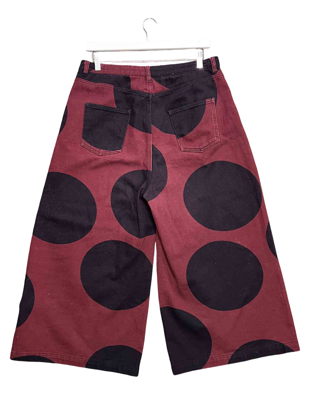 Size 14 | Gorman Green Burgundy Organic Cotton Circle Jeans