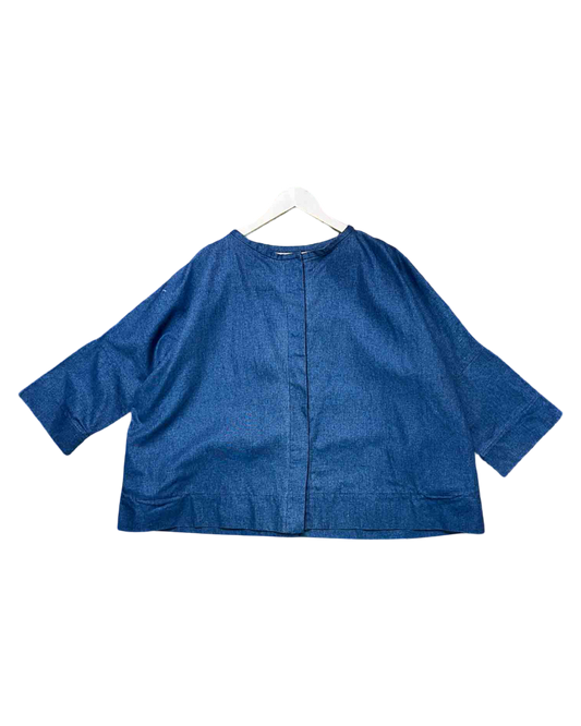 XL | Lj Struthers Blue Denim Stock Smock Jacket