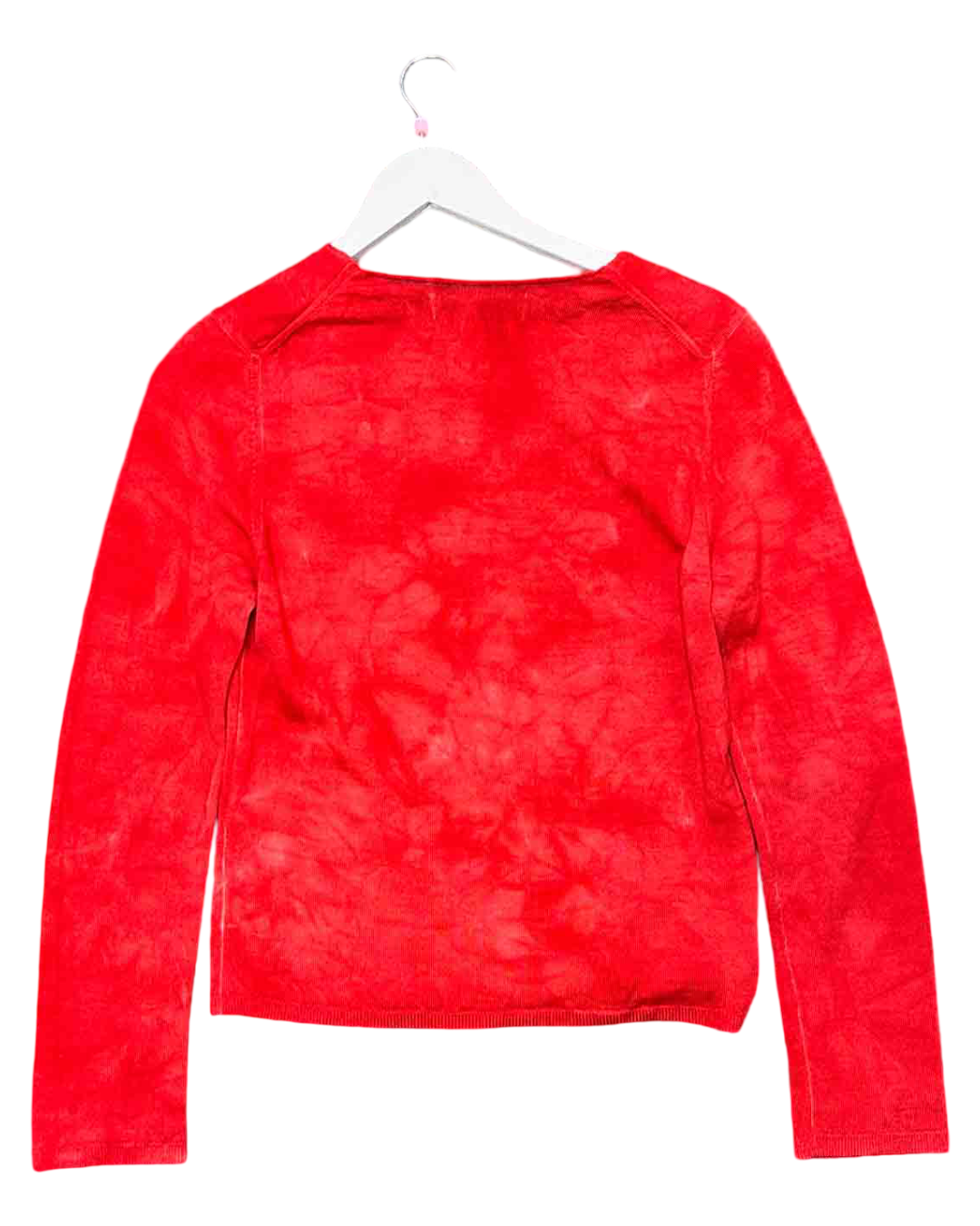Size S | Comme des Garçons Red Wool TieDye Jumper