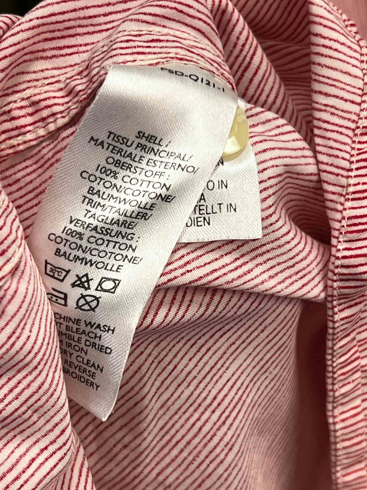 Size XL | Paul Smith Red Stripe Shirt