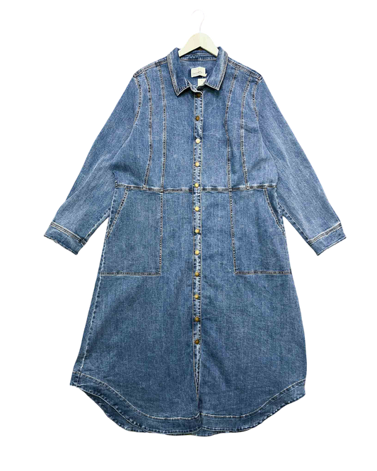 Size 22 | Commonry Denim Maxi Dress