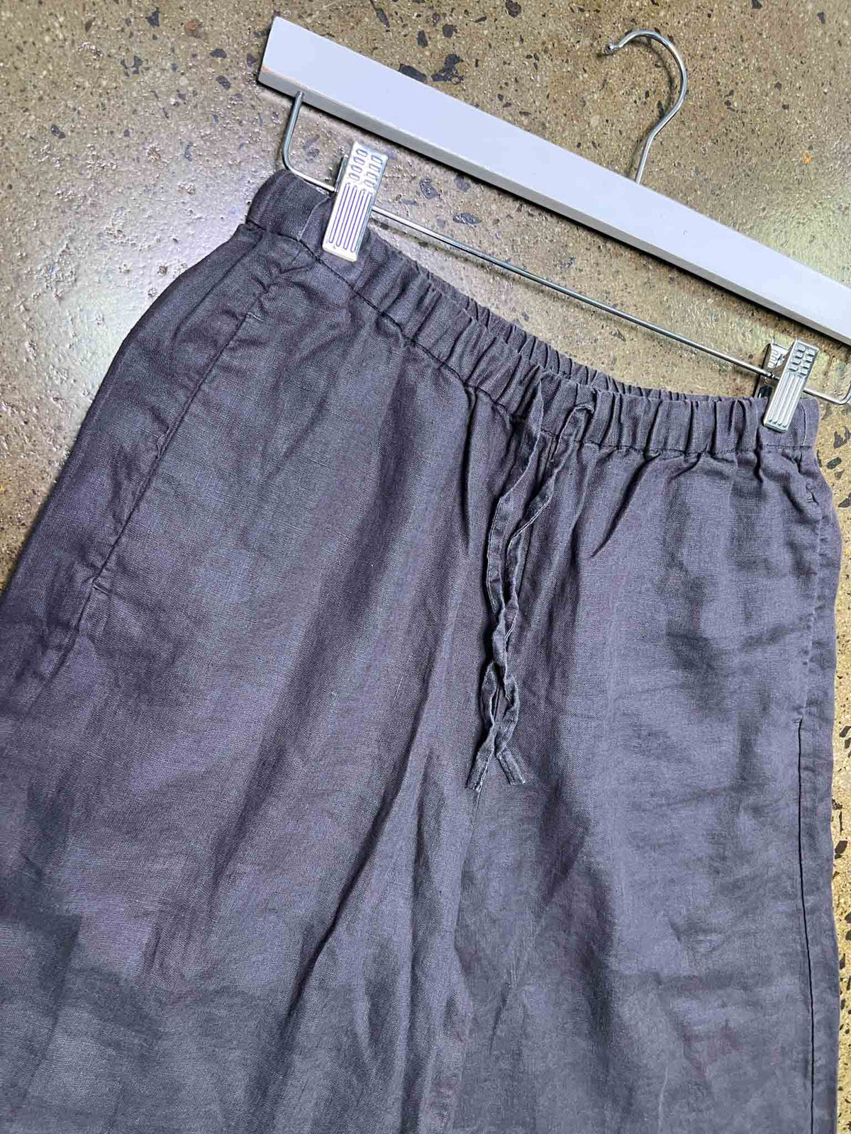 Size M | Muji Grey Hemp Culottes