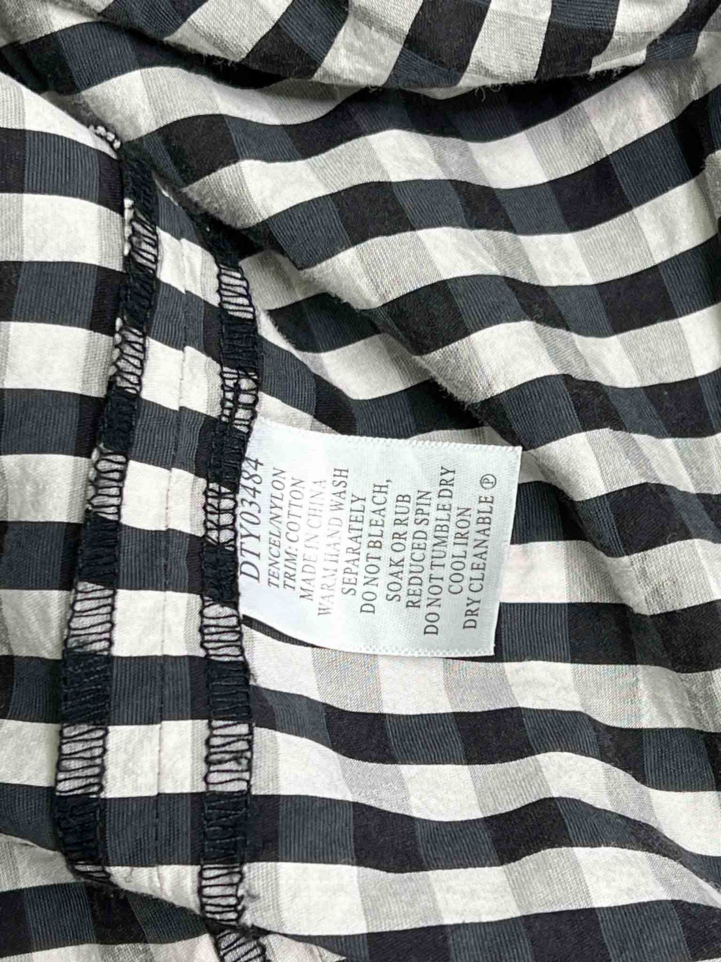 Size L | M.A Dainty Cotton Gingham Ruffle Dress