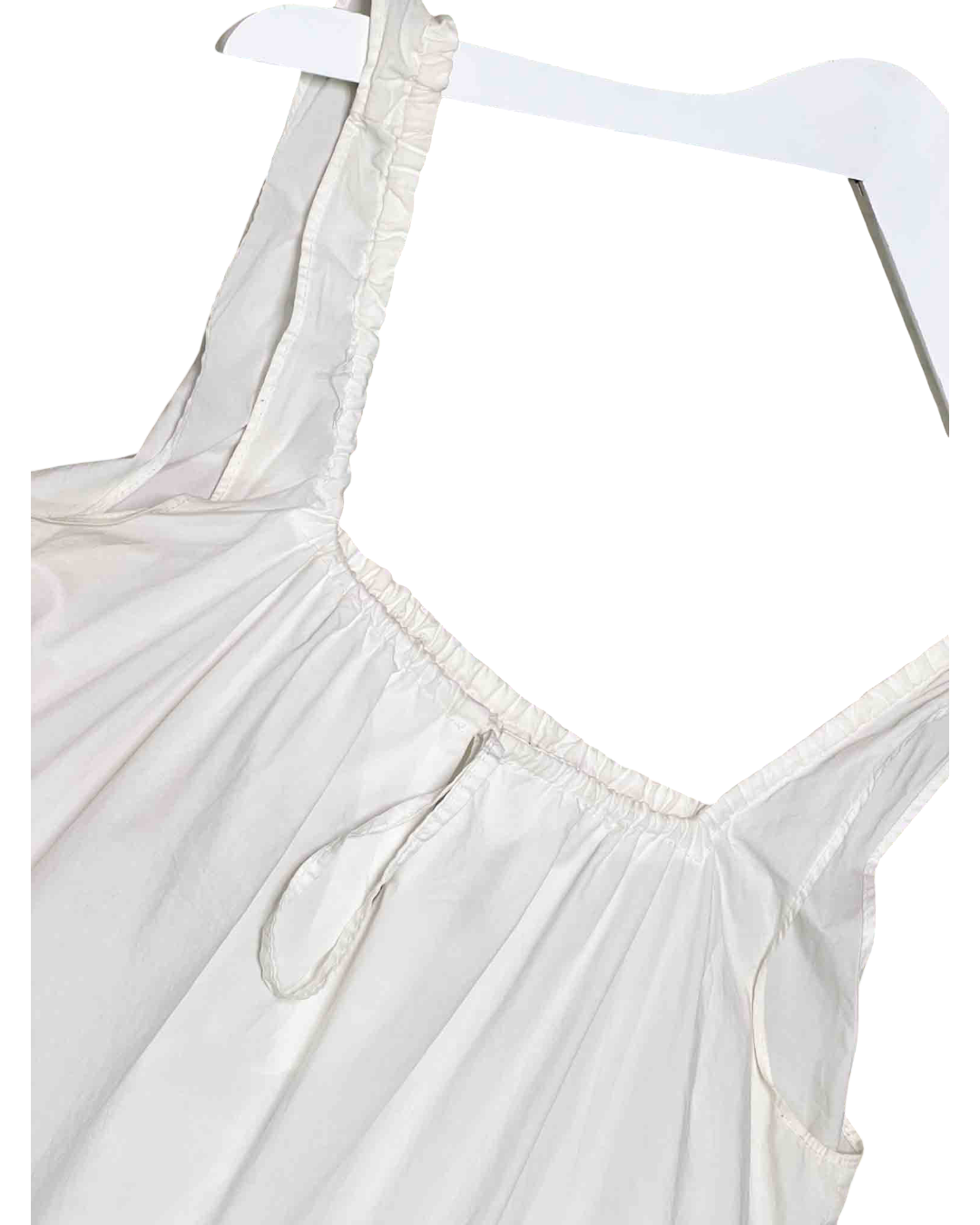 Size S | Deiji Studios Cotton Keyhole Midi Dress