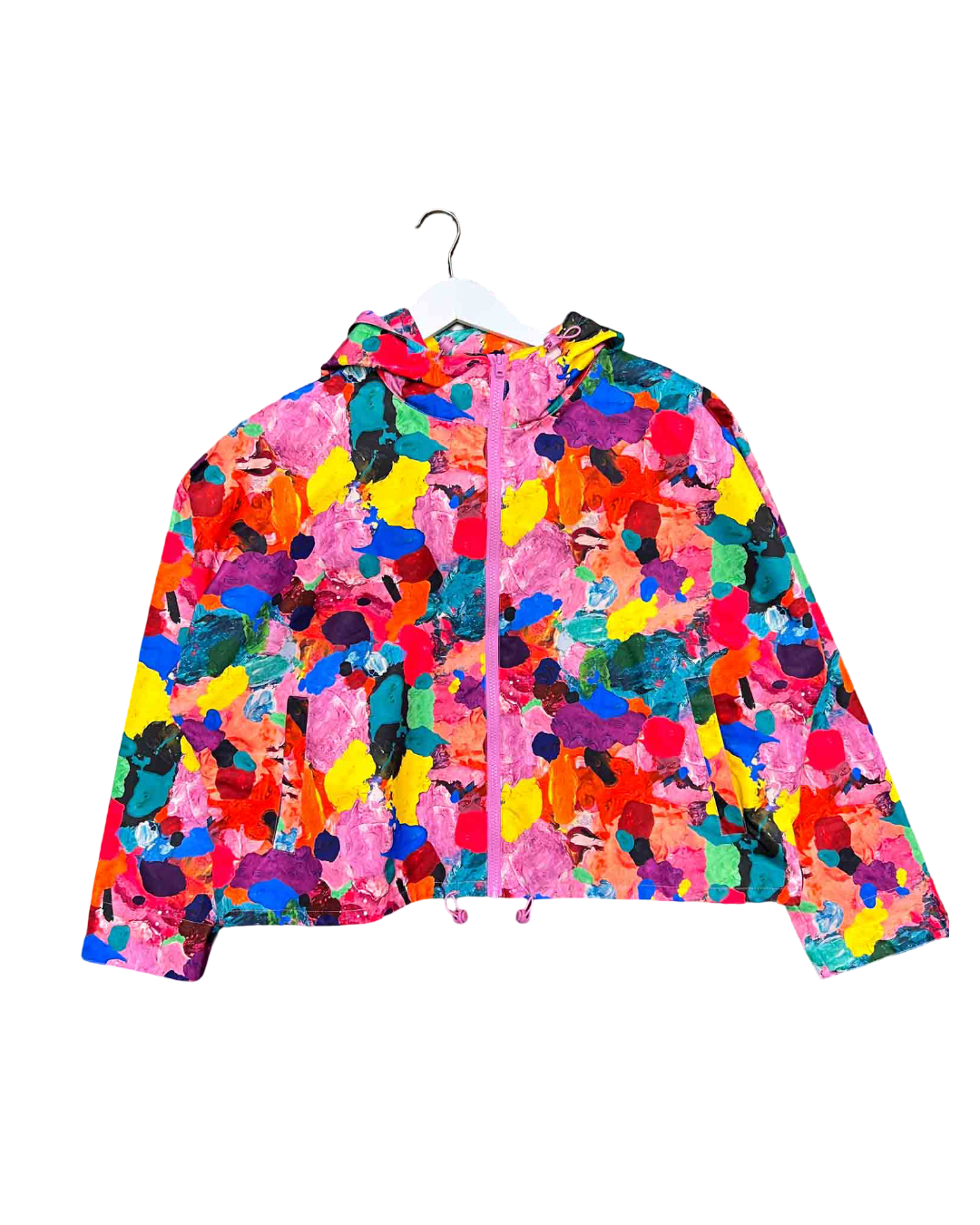 Size XXL | Gorman Paint Splatter Print Rain Jacket