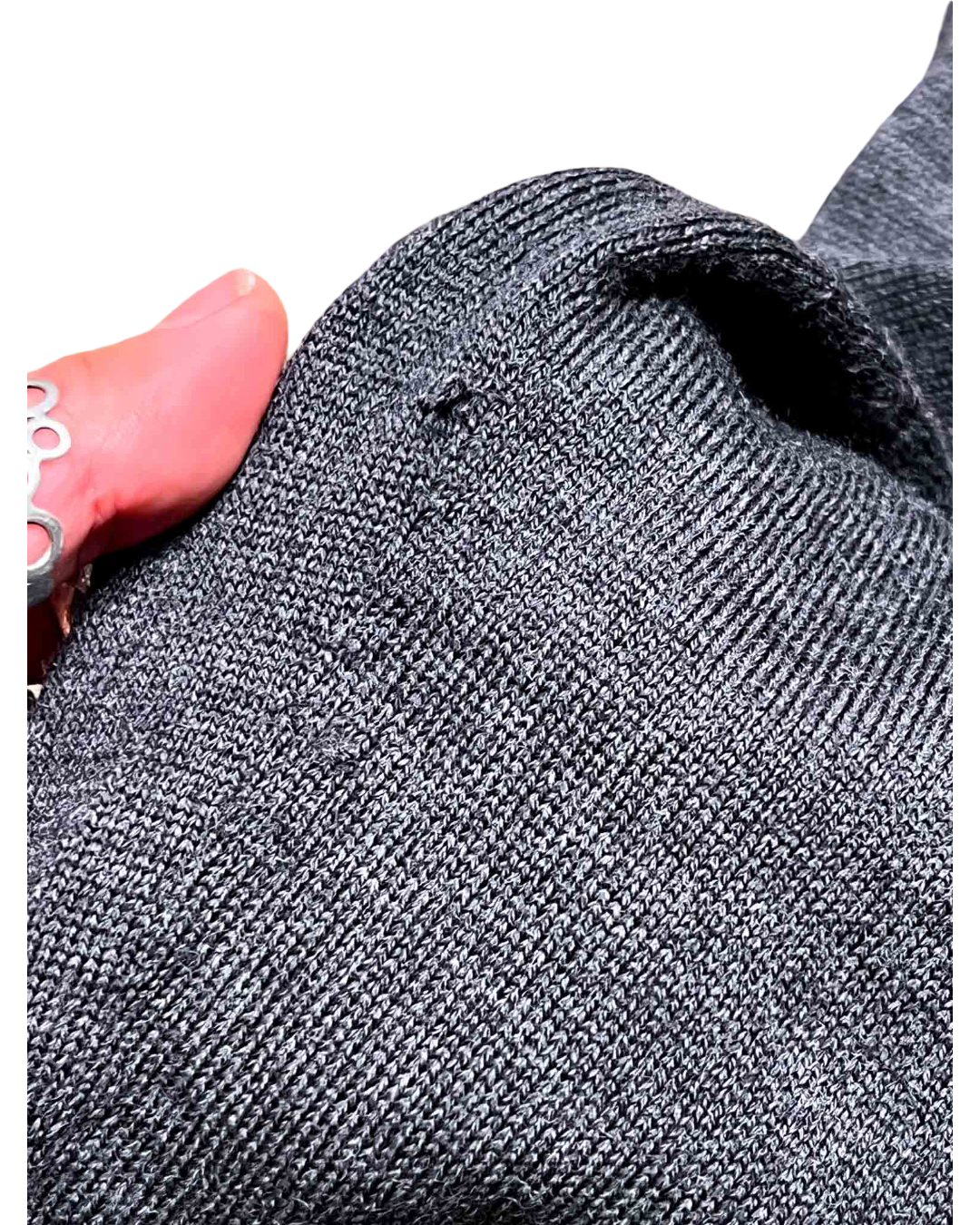 size M | Plantation Grey Wool Cardigan