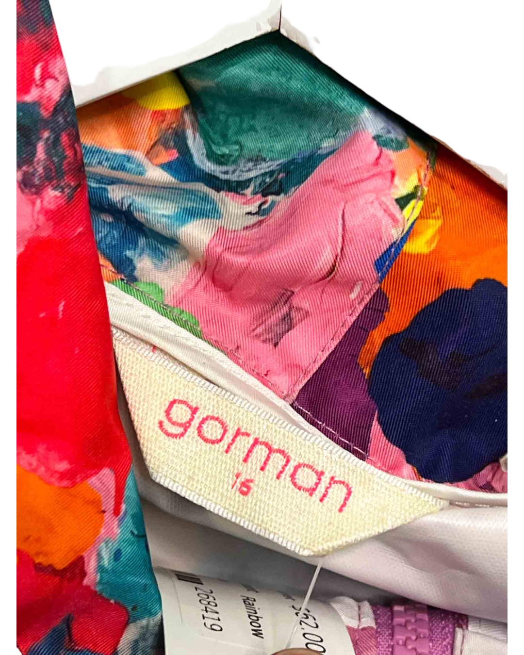 Size XXL | Gorman Paint Splatter Print Rain Jacket