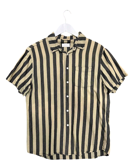 Size L | Saturdays NYC Striped Shirt