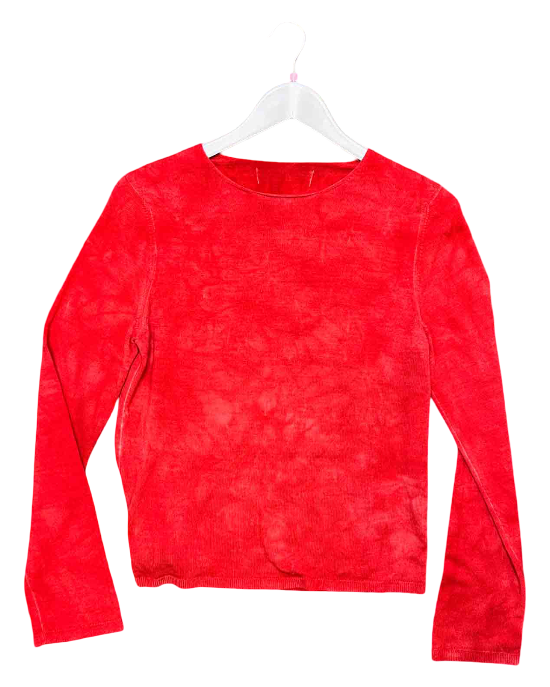 Size S | Comme des Garçons Red Wool TieDye Jumper