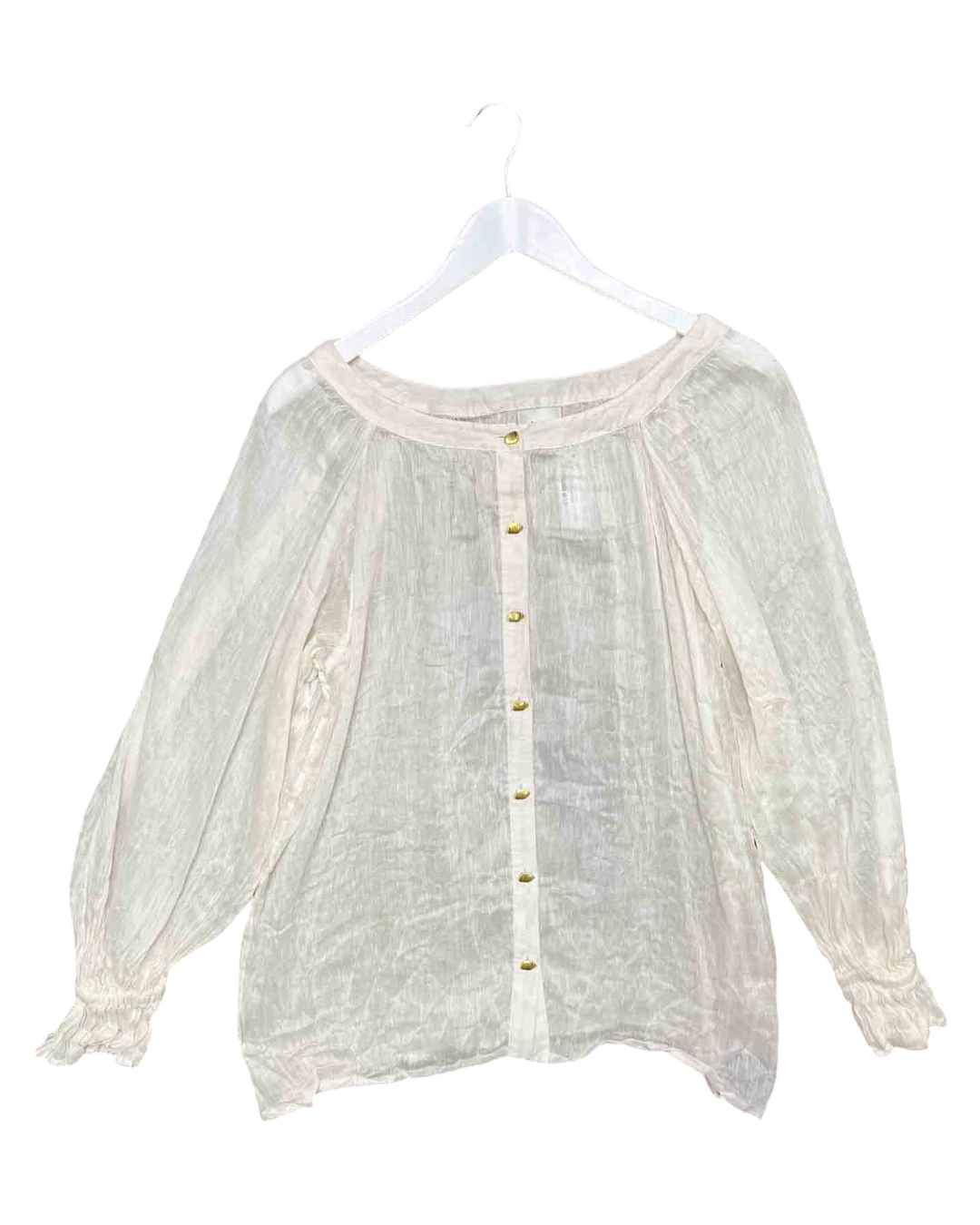 Size OSFM | Aje Silk & Linen Le Corsaire Blouse