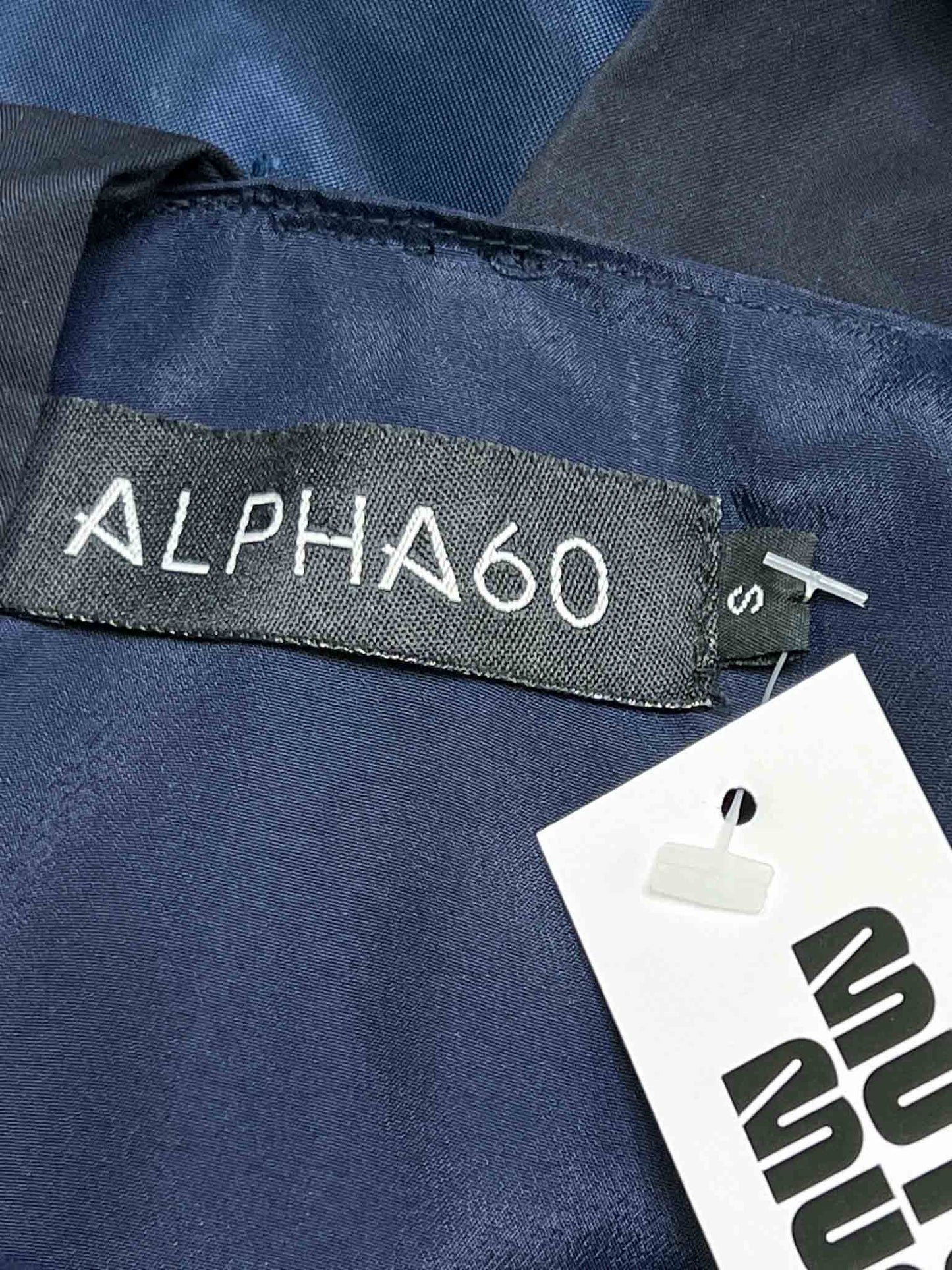 Size S | Alpha60 Navy Ribbon Cage Dress