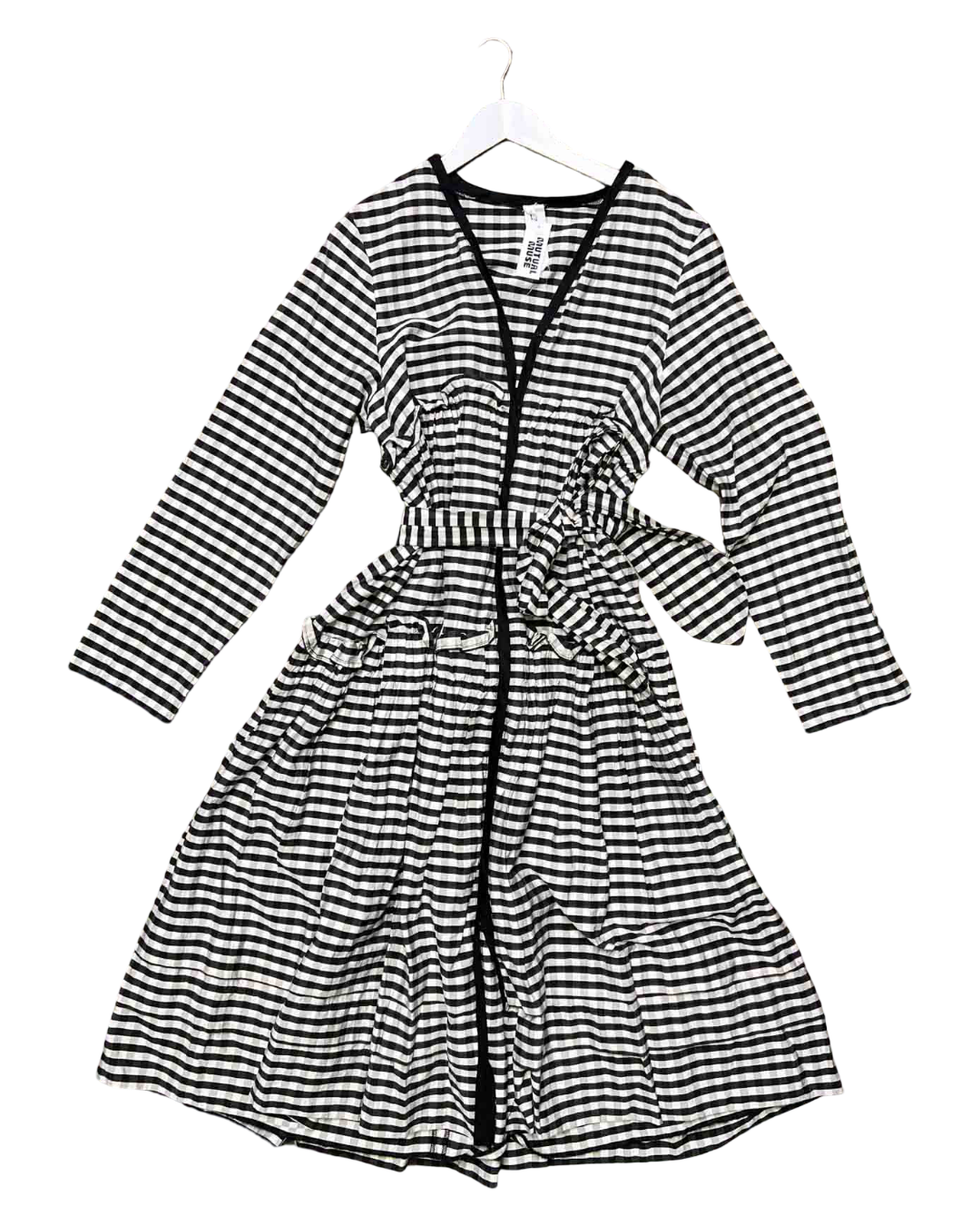 Size L | M.A Dainty Cotton Gingham Ruffle Dress