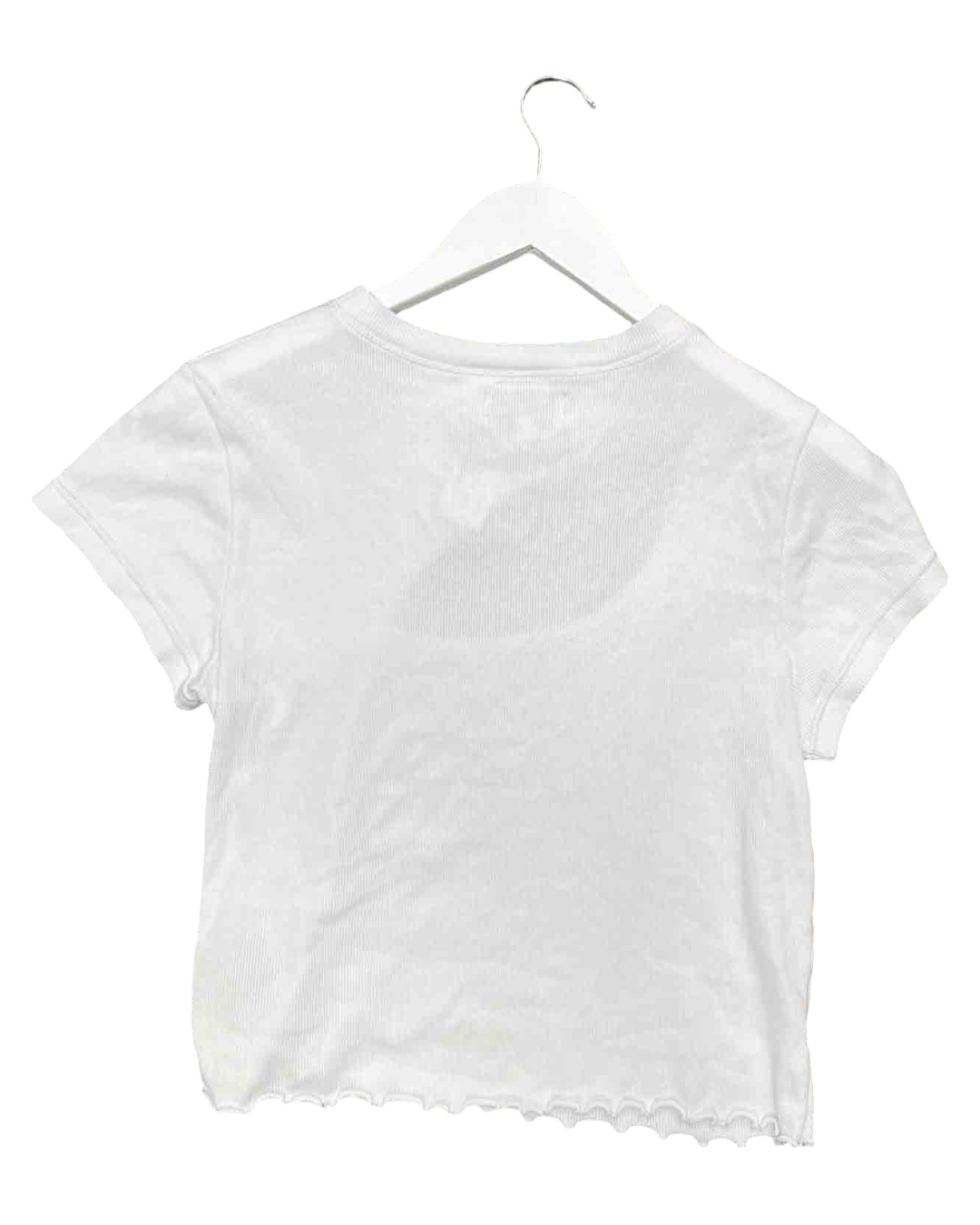 Size 6 | SUKU White Cotton Cut-Out Top