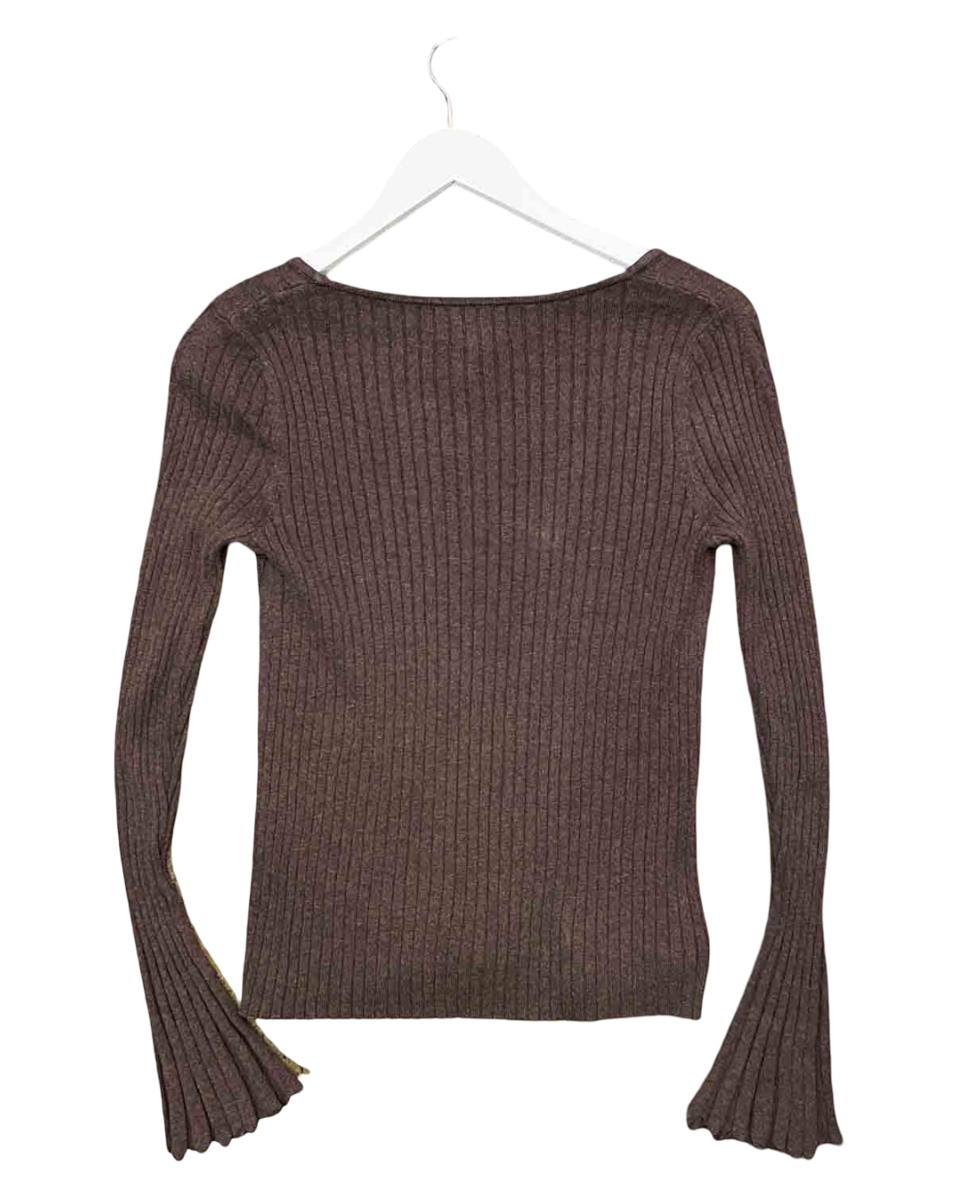 Size S | friends with frank Chocolate Cotton Knit Top