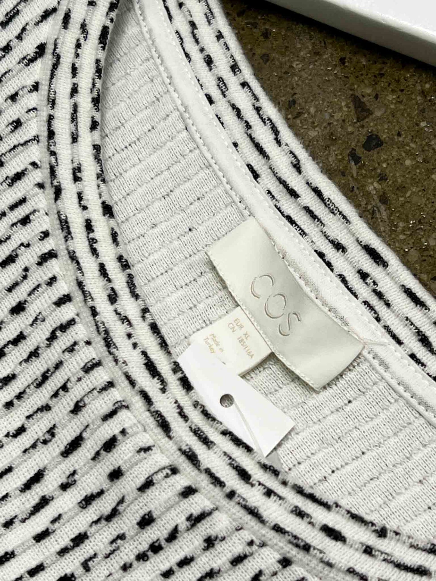 Size XL | COS Cotton Textured Speckle Jumper