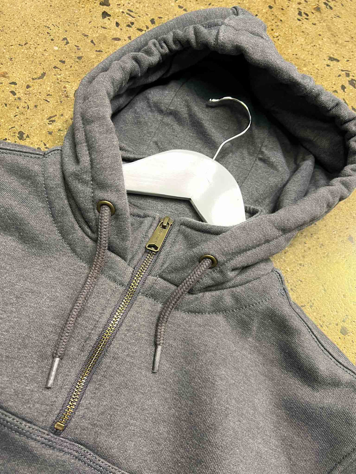 Size S | Carhartt Grey Rain Defender Paxton Heavyweight Hooded Sweatshirt