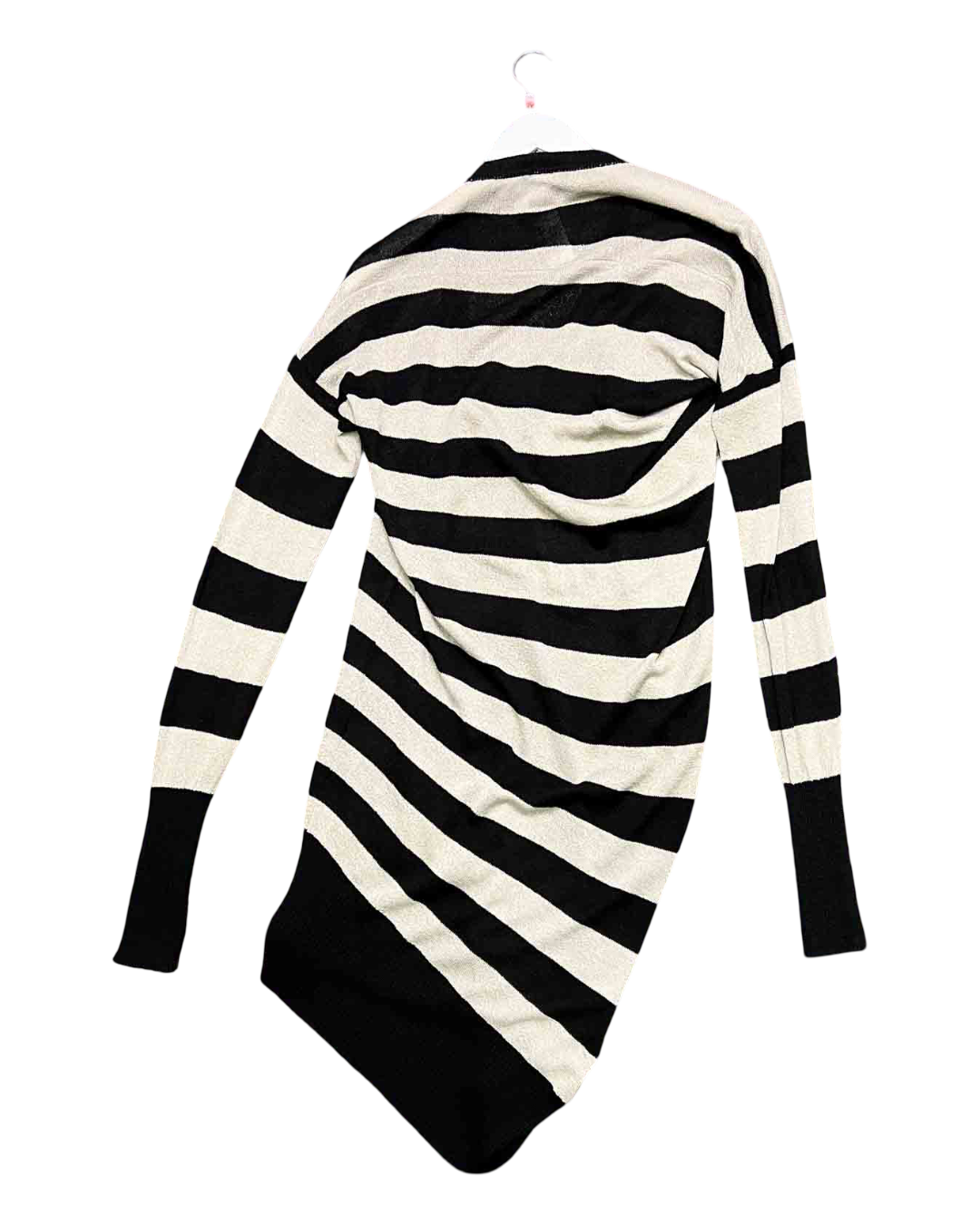 Size S | Vivienne Westwood Anglomania Black and Grey Knit Cardigan Dress