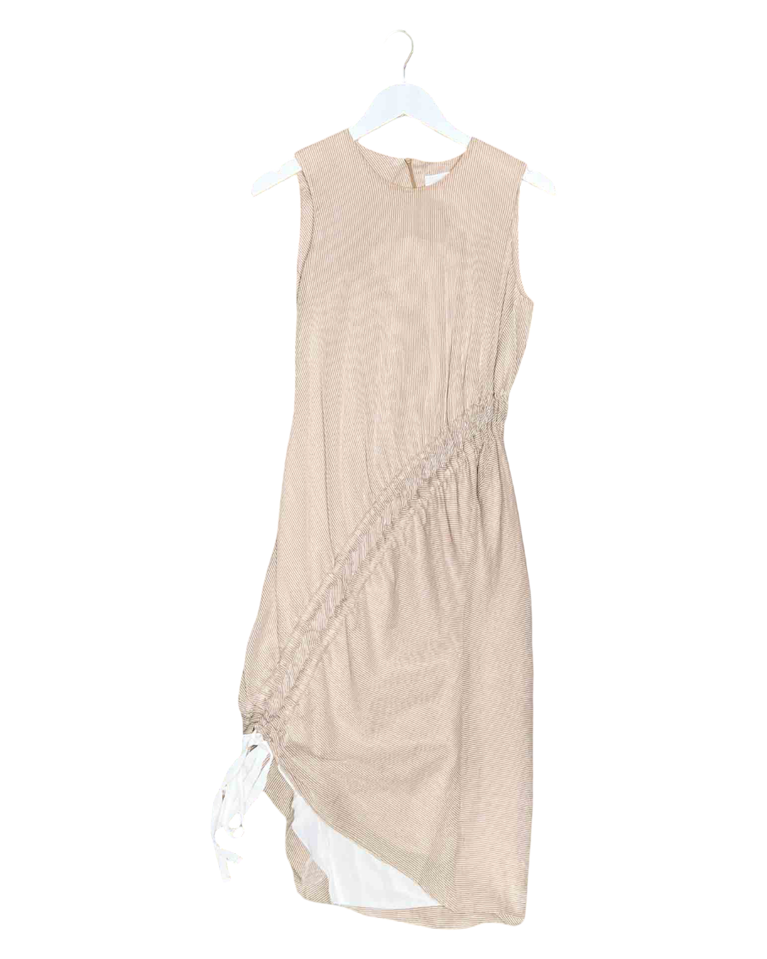 Size 6 | Christopher Esber Asymmetric Pinstripe Mini Dress