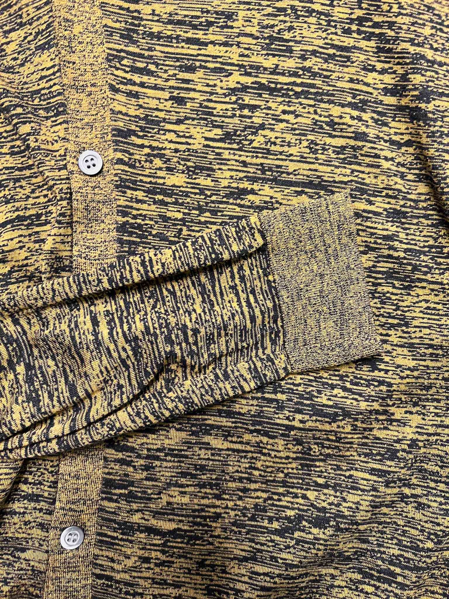 Size L | COS Silk & Cotton Yellow Marle Cardigan