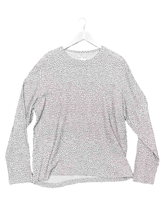 Size XL | COS Cotton Textured Speckle Jumper