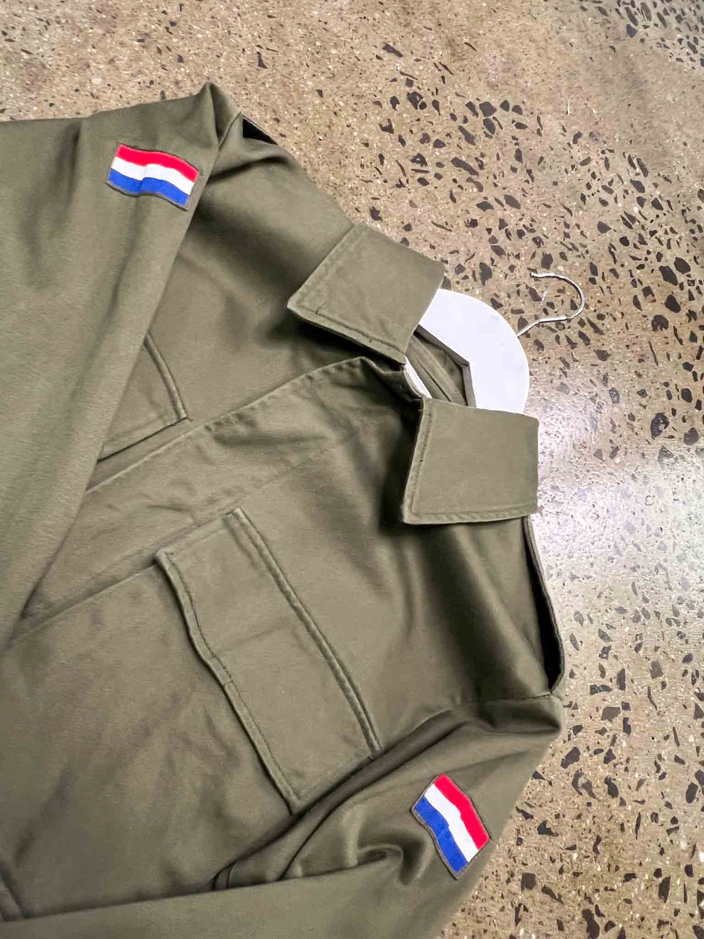 Size S | Begetex Olive Cotton Military Jacket