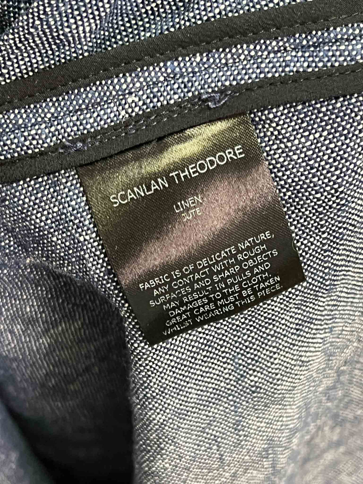 Size S | Scalan Theodore Linen Jute A-line Slip Dress