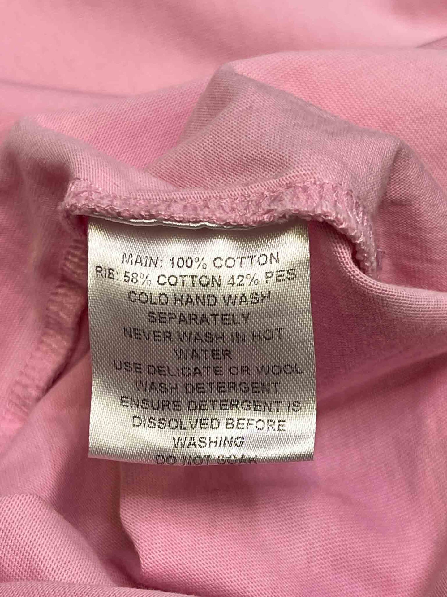 Size L | Alpha60 Pink Cotton Cut-Out Top