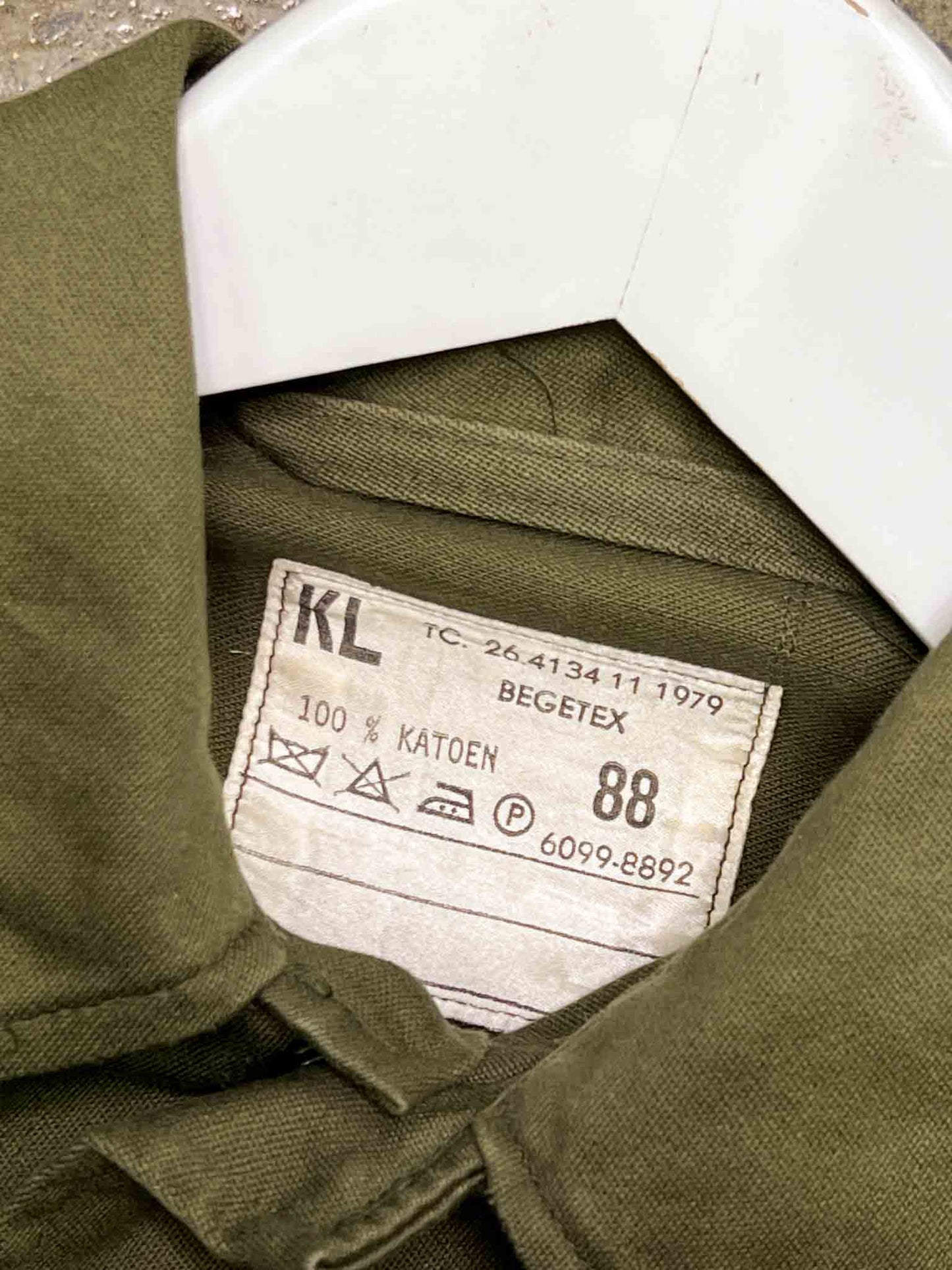 Size S | Begetex Olive Cotton Military Jacket