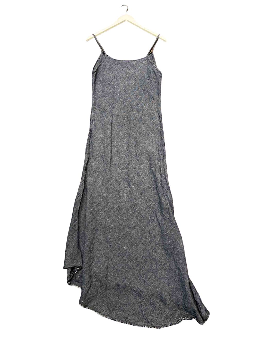 Size S | Scalan Theodore Linen Jute A-line Slip Dress