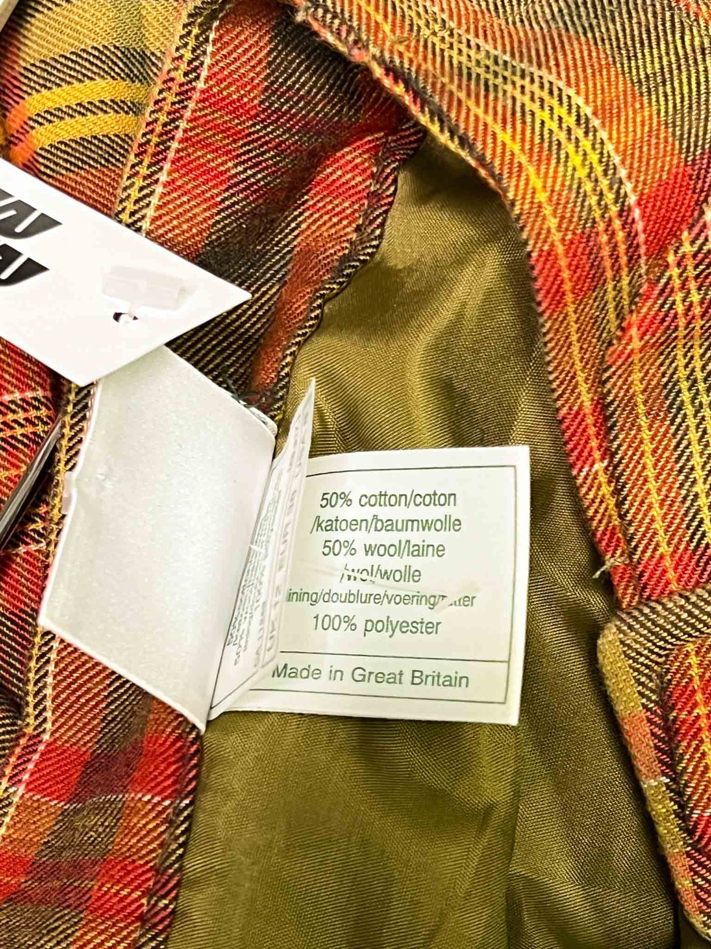 Size 12 (M) | Laura Ashley Tartan Midi Wrap Skirt