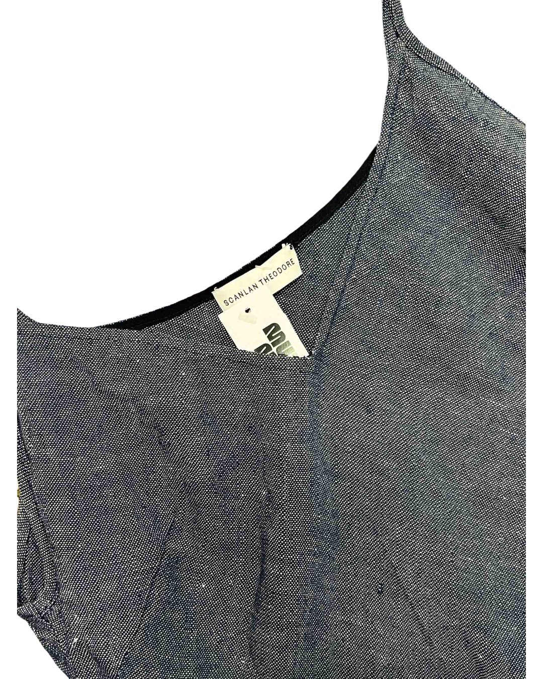 Size S | Scalan Theodore Linen Jute A-line Slip Dress