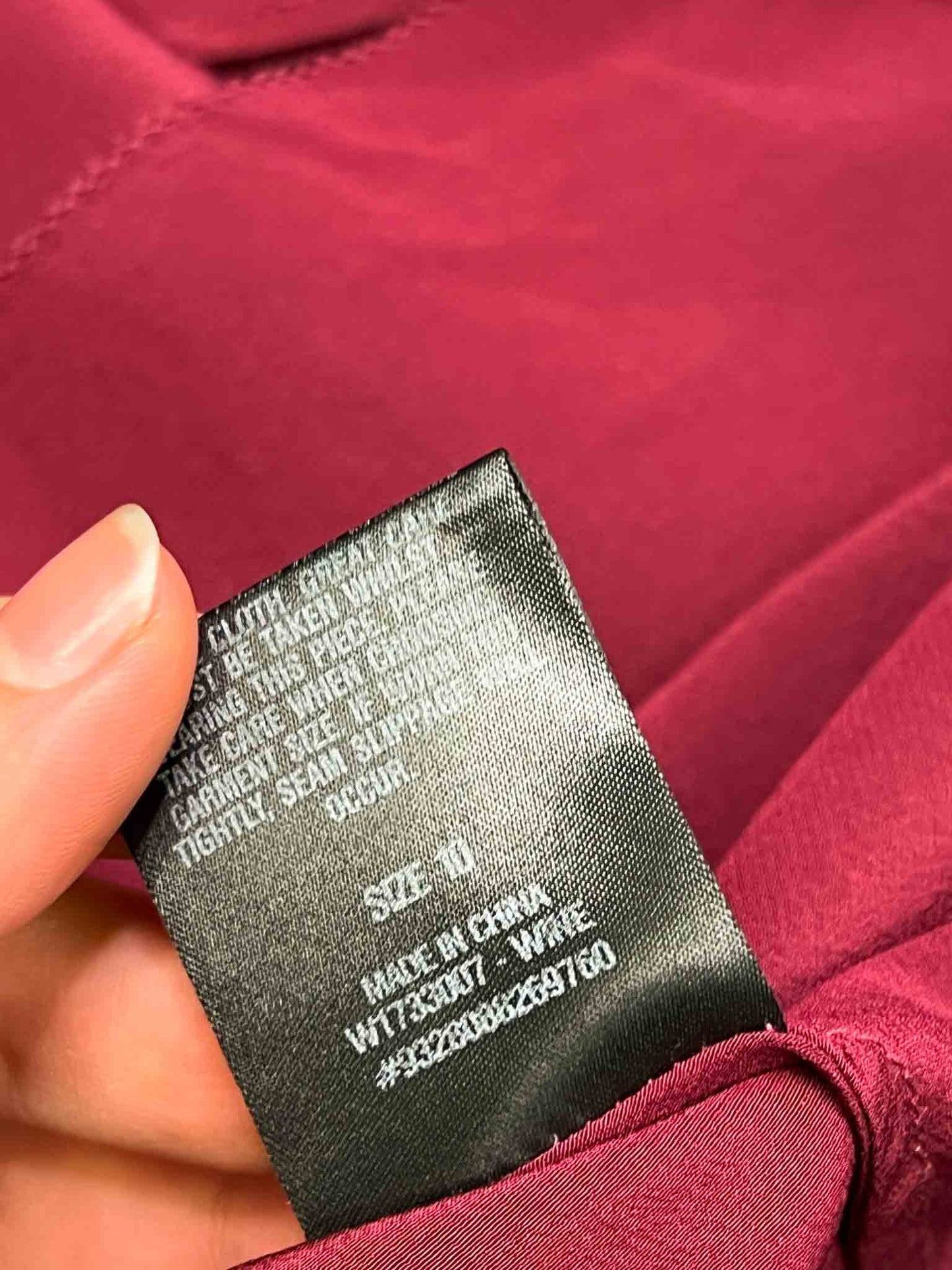 Size M | Scanlan Theodore Red Silk Cut-Out Top