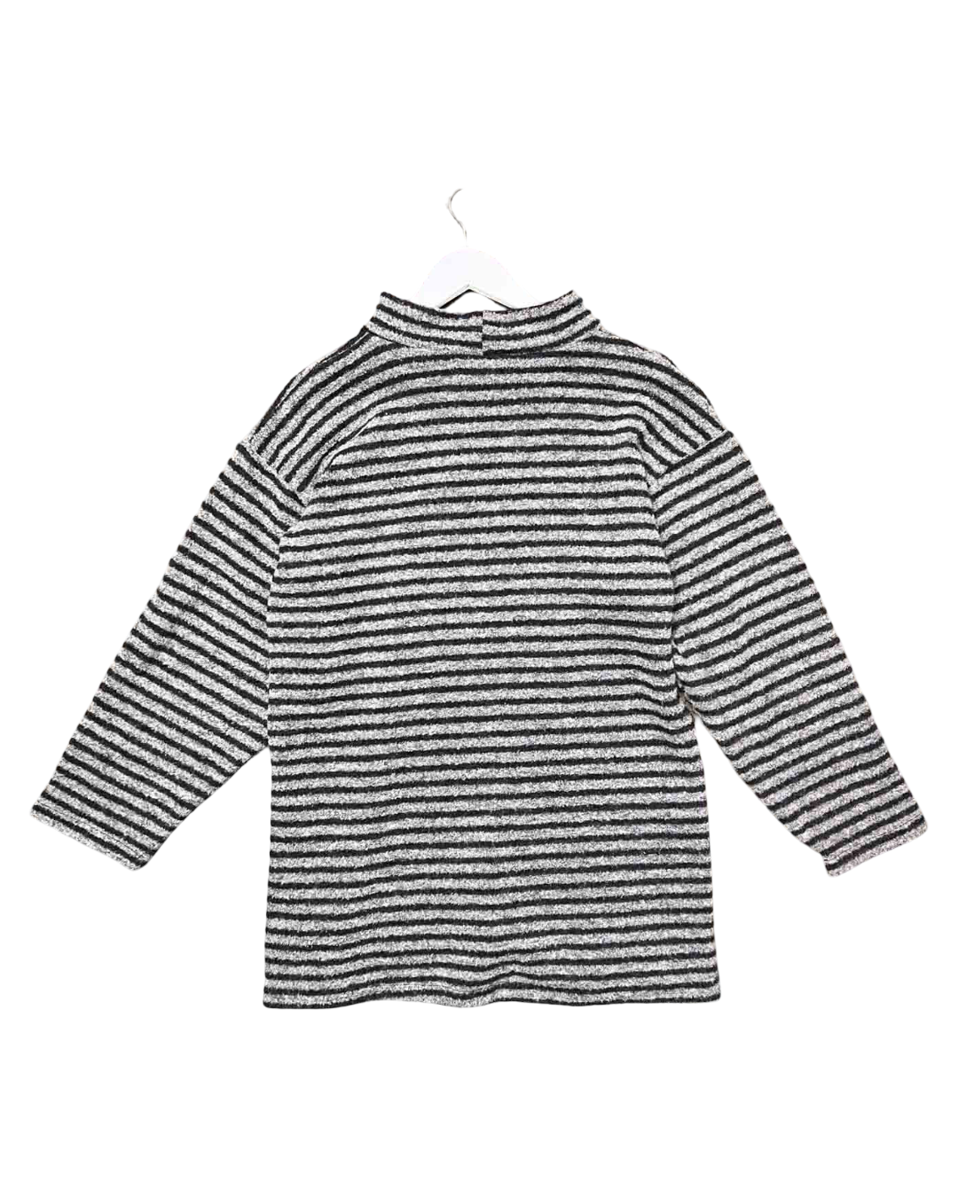 Size S | Kuwaii Oversized Striped Wool Blend Jumper