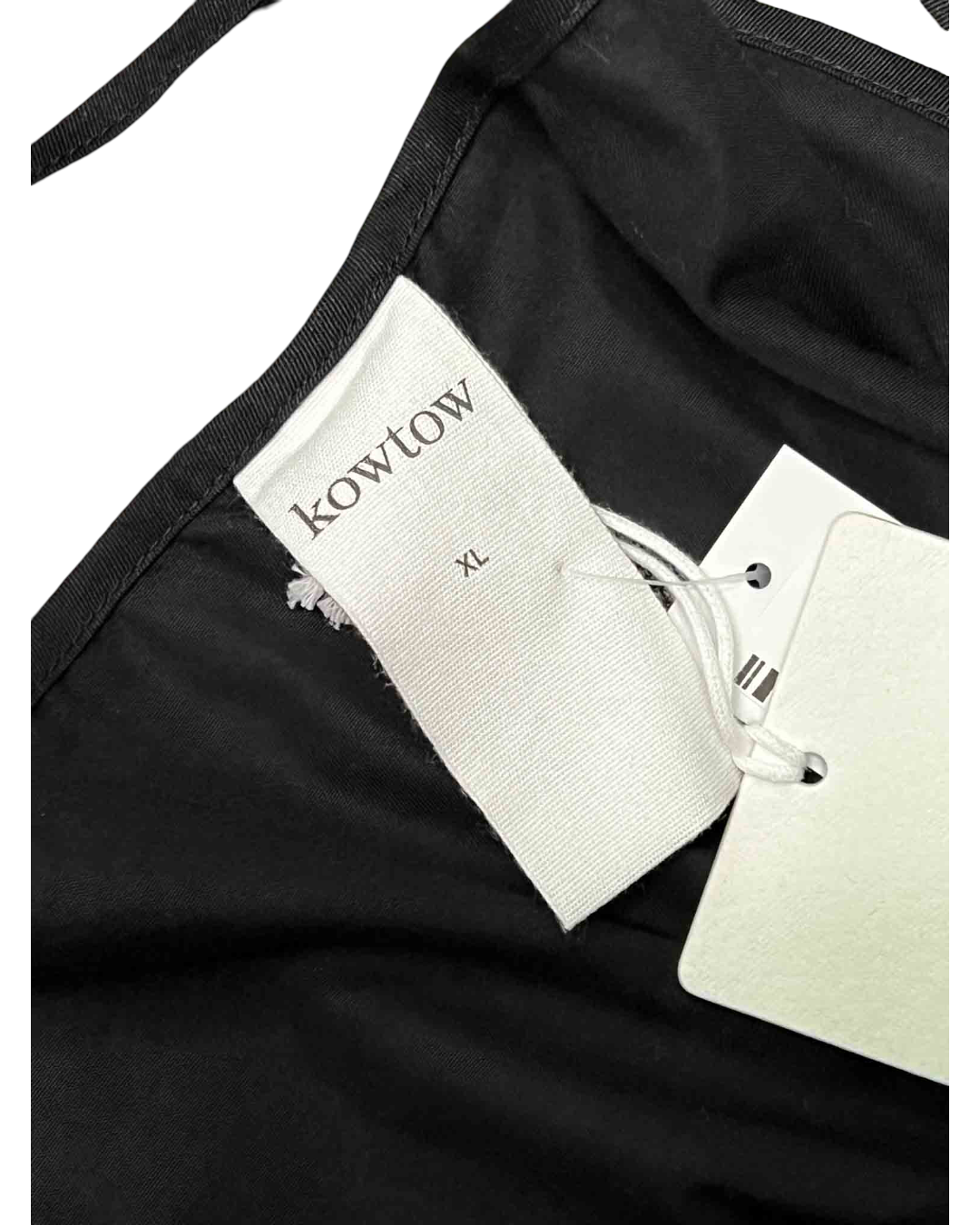 Size XL | Kowtow Black Pinafore Dress New With Tags