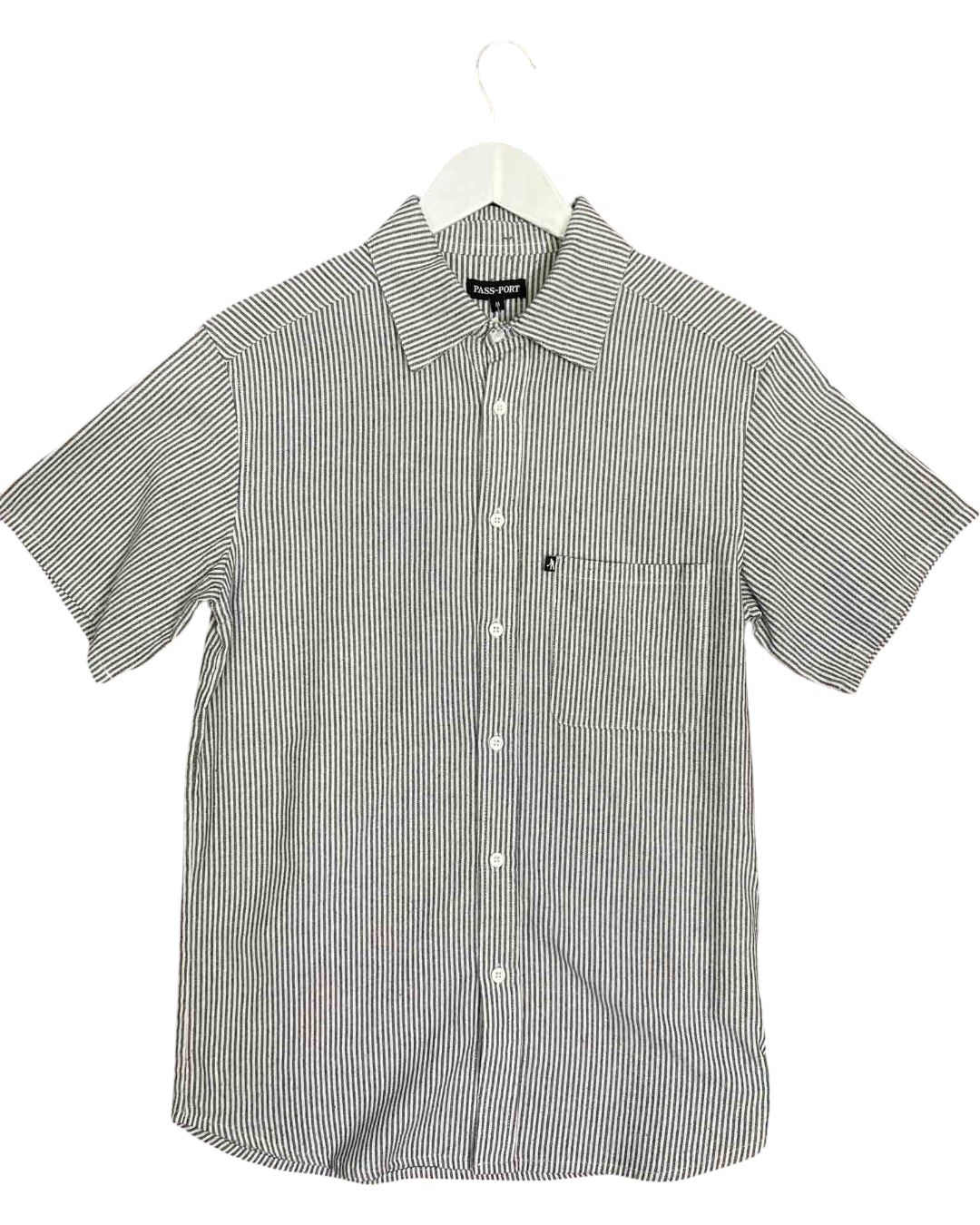 Size M | Pass~Port Collared Cotton Shirt