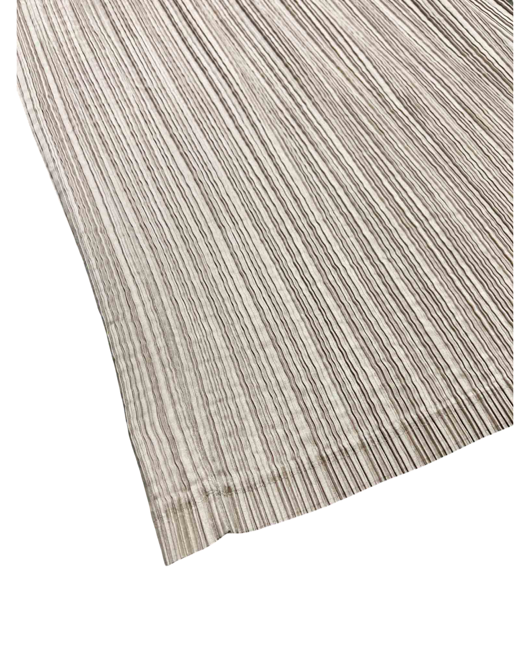 Size XS/S | Issey Miyake White Label Beige Pleated Midi Skirt