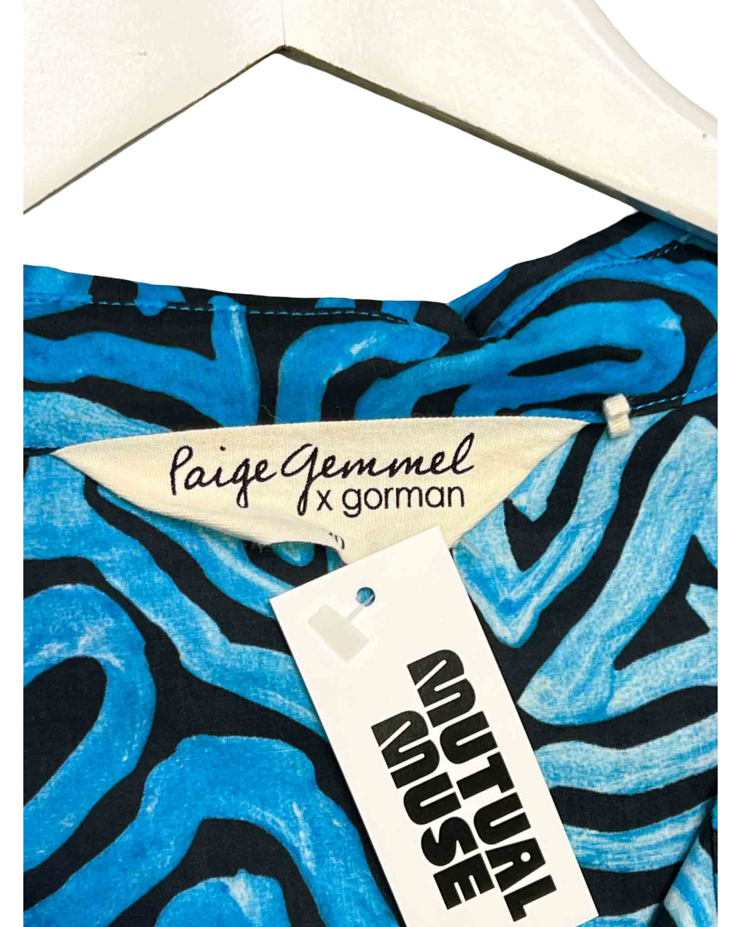 Size 20 | Paige Gemmell x Gorman Blue Cotton Shirt Dress