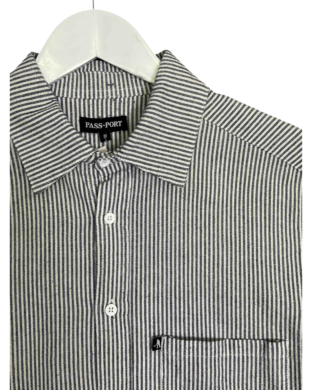 Size M | Pass~Port Collared Cotton Shirt