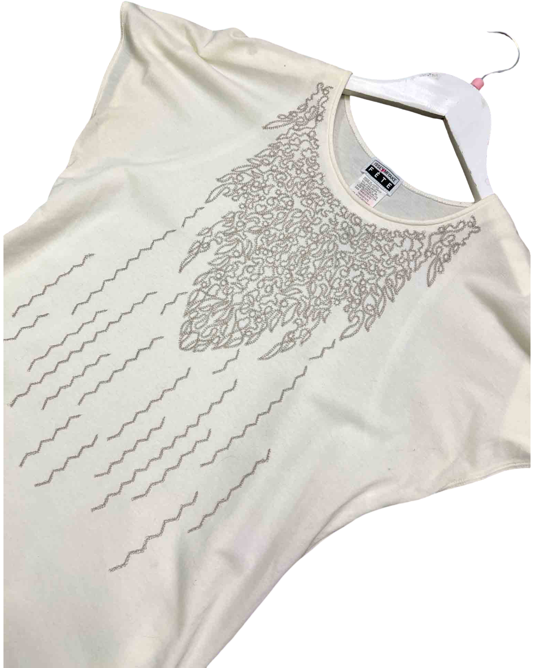 Size 10 |  Issey Miyake FETE White T-shirt