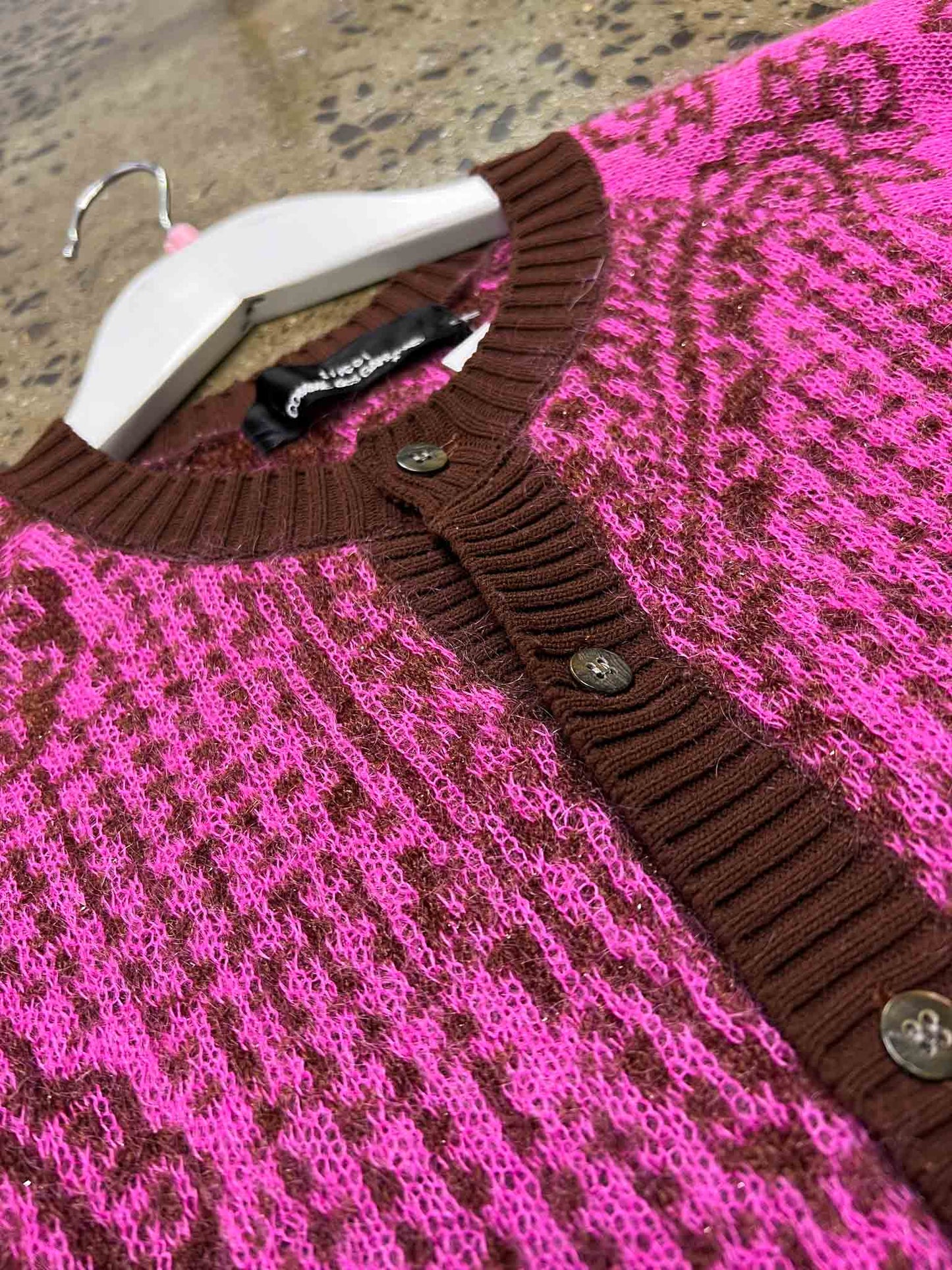Size S | Tricot Comme des Garçons Paisley Jacquard Cardigan
