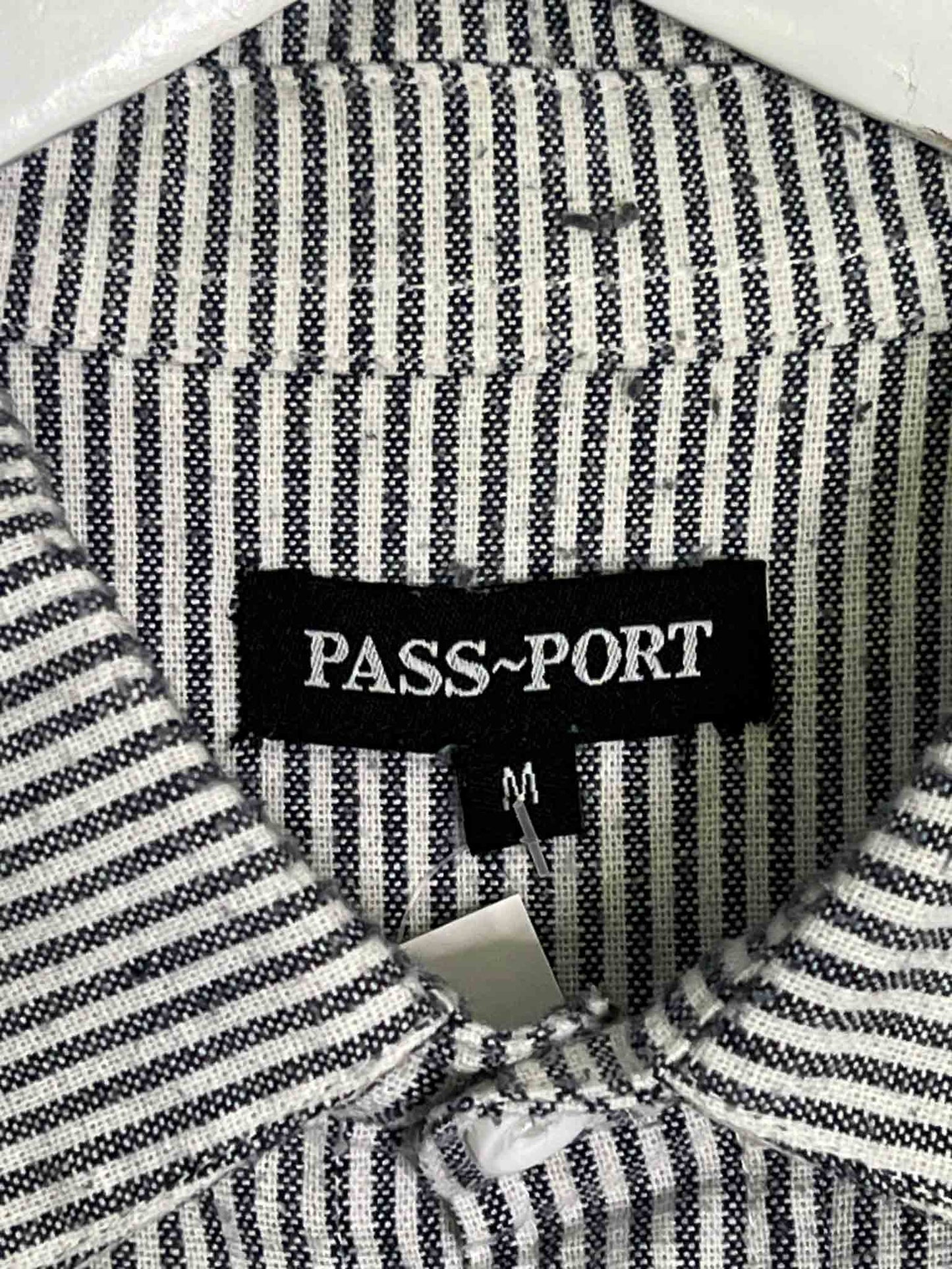 Size M | Pass~Port Collared Cotton Shirt