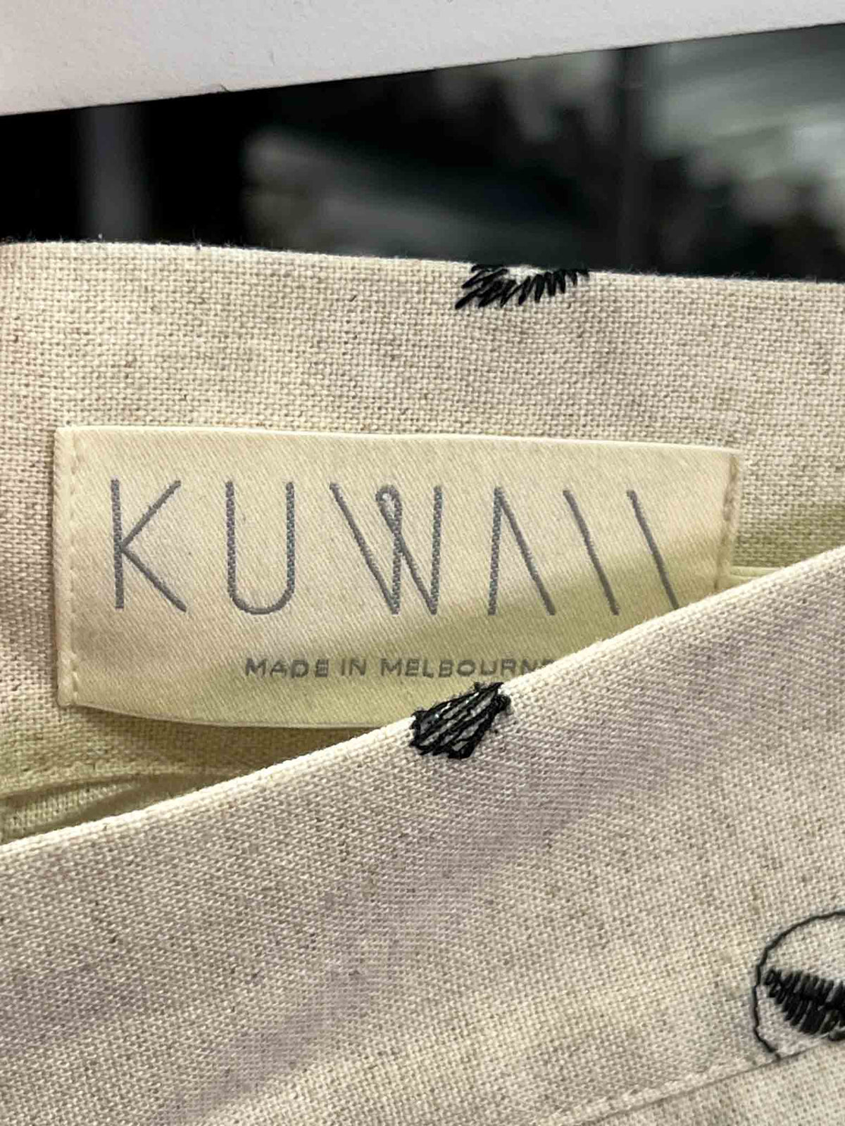 Size 12 | Kuwaii Embroidered Wide Leg Pants