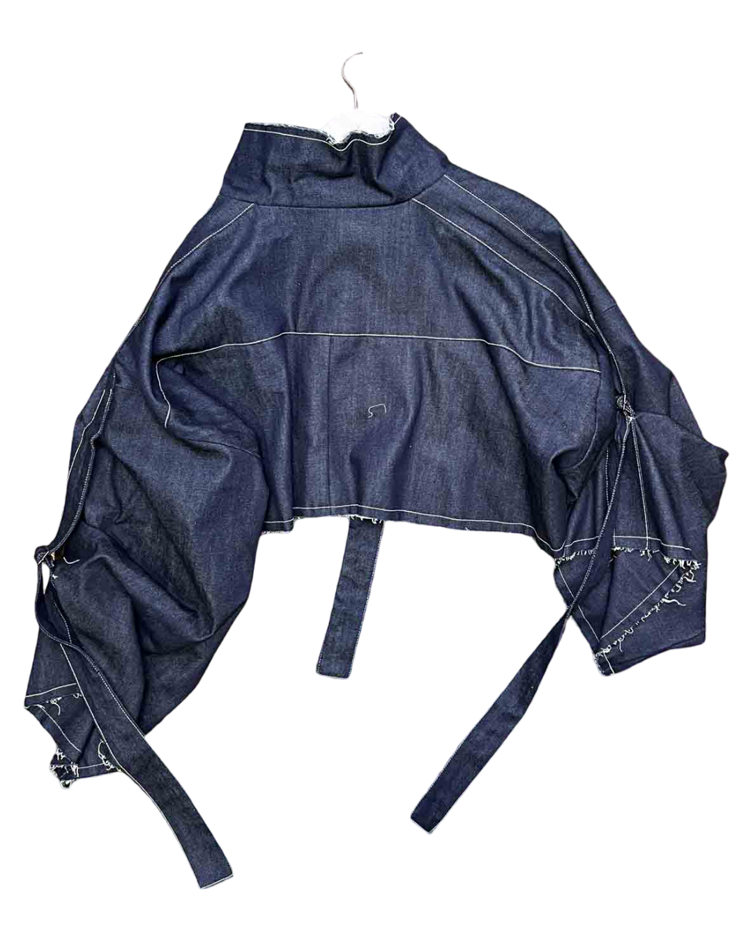 Size OS | FOOL Indigo Denim Swing Stud Jacket