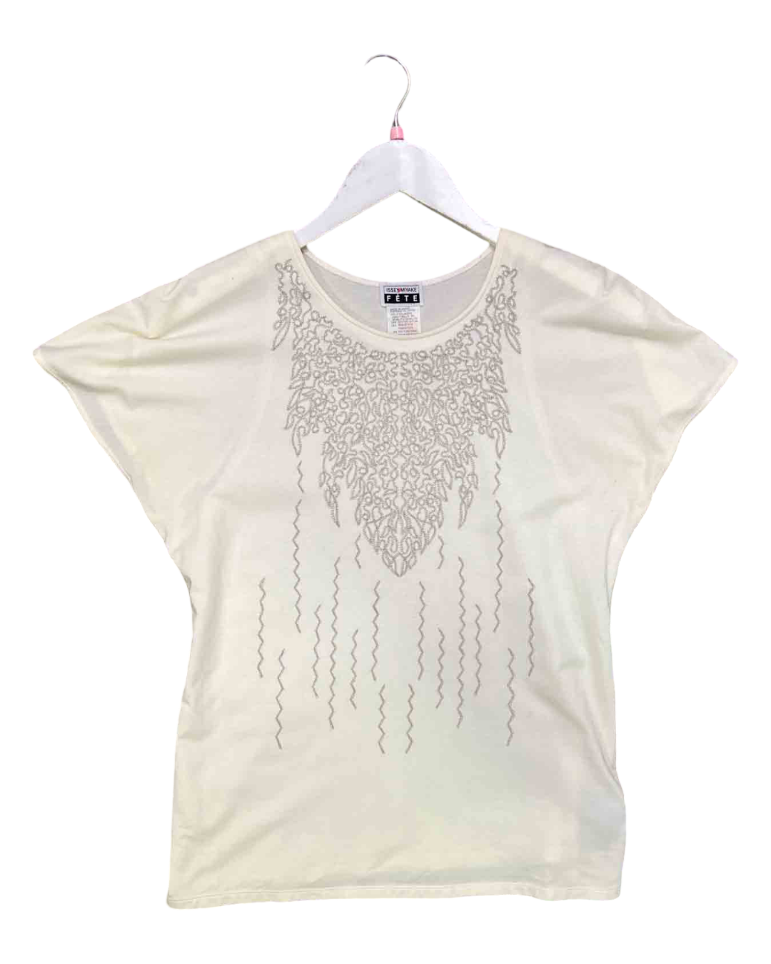 Size 10 |  Issey Miyake FETE White T-shirt