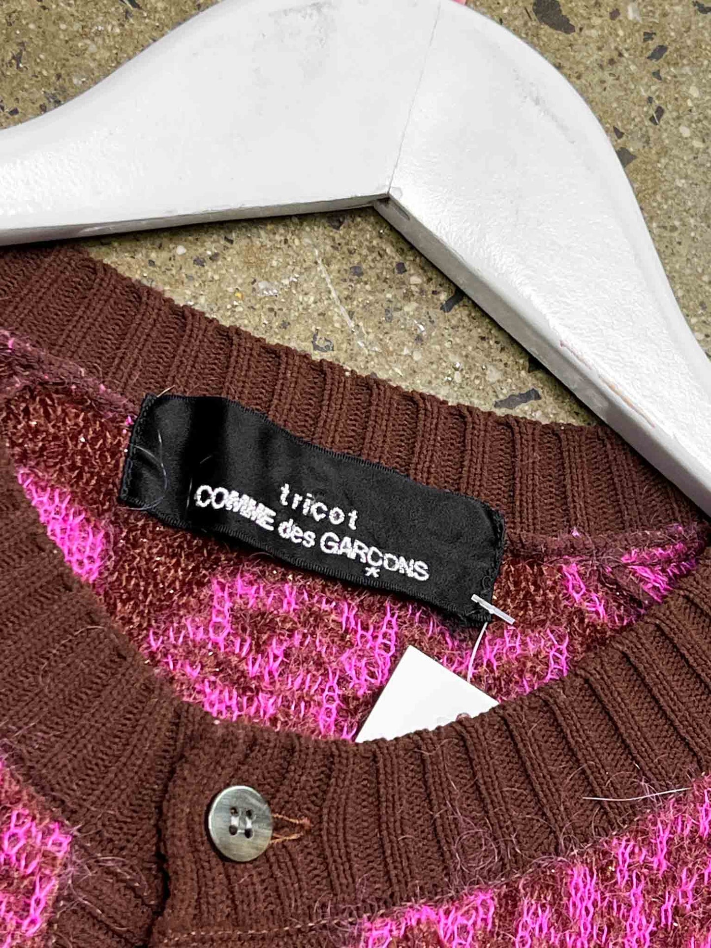 Size S | Tricot Comme des Garçons Paisley Jacquard Cardigan