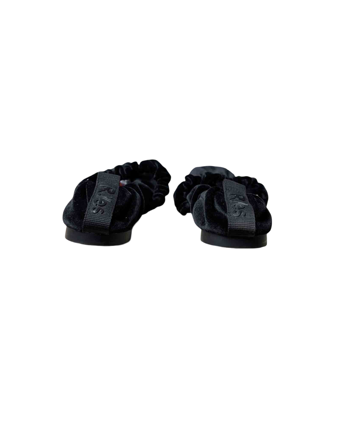 Size 39 | Radical Yes Black Velour Rumi Scrunchie Ballet Flat