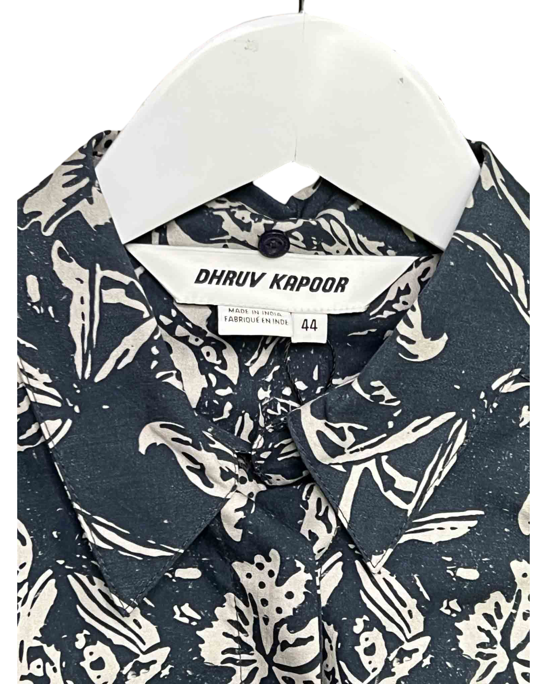 Size 44 (L) | Dhruv Kapoor Floral Cotton Shirt Midi Dress