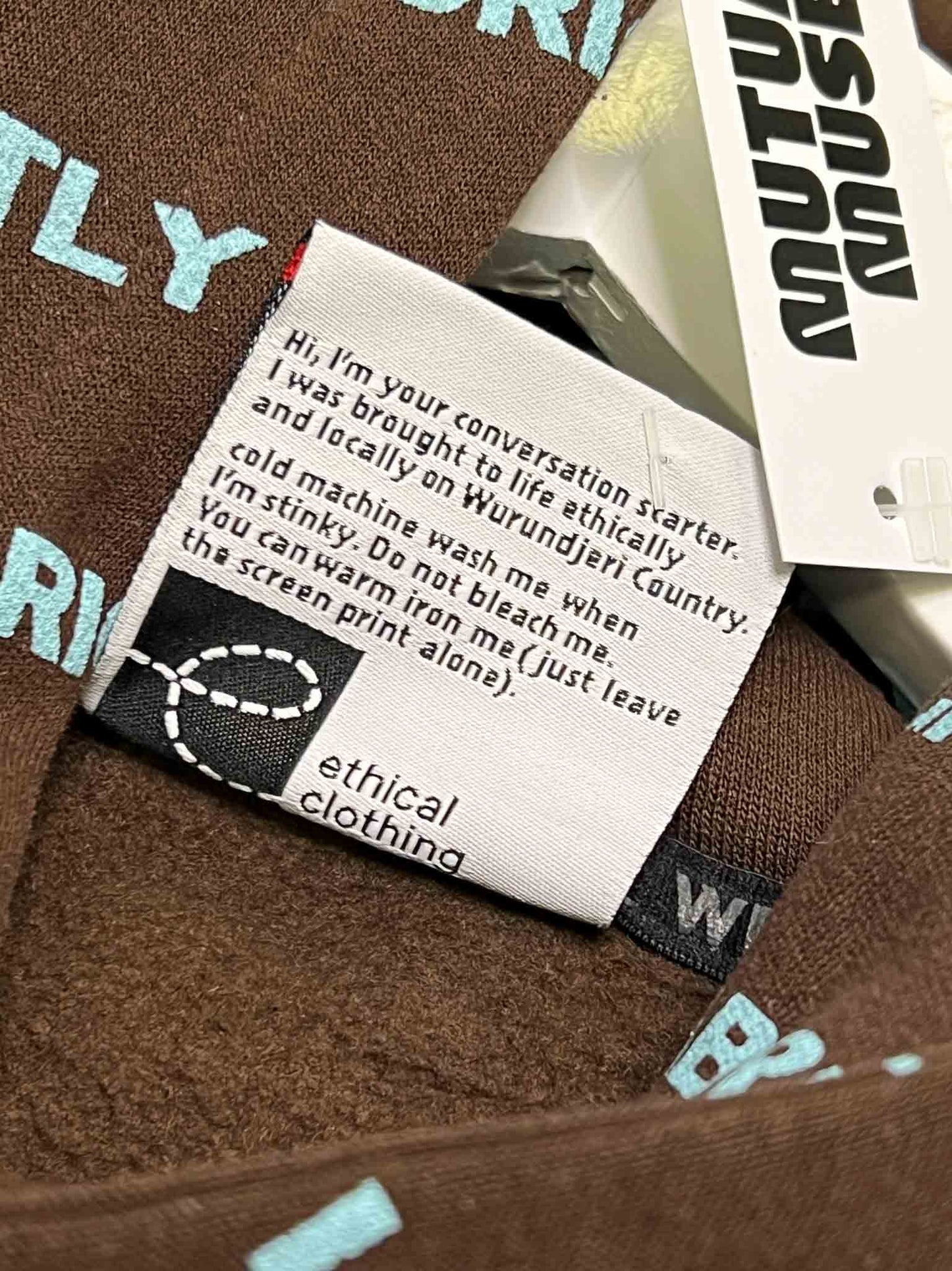 Size M | Clothing the Gaps Cotton Tread Lightly Hoodie